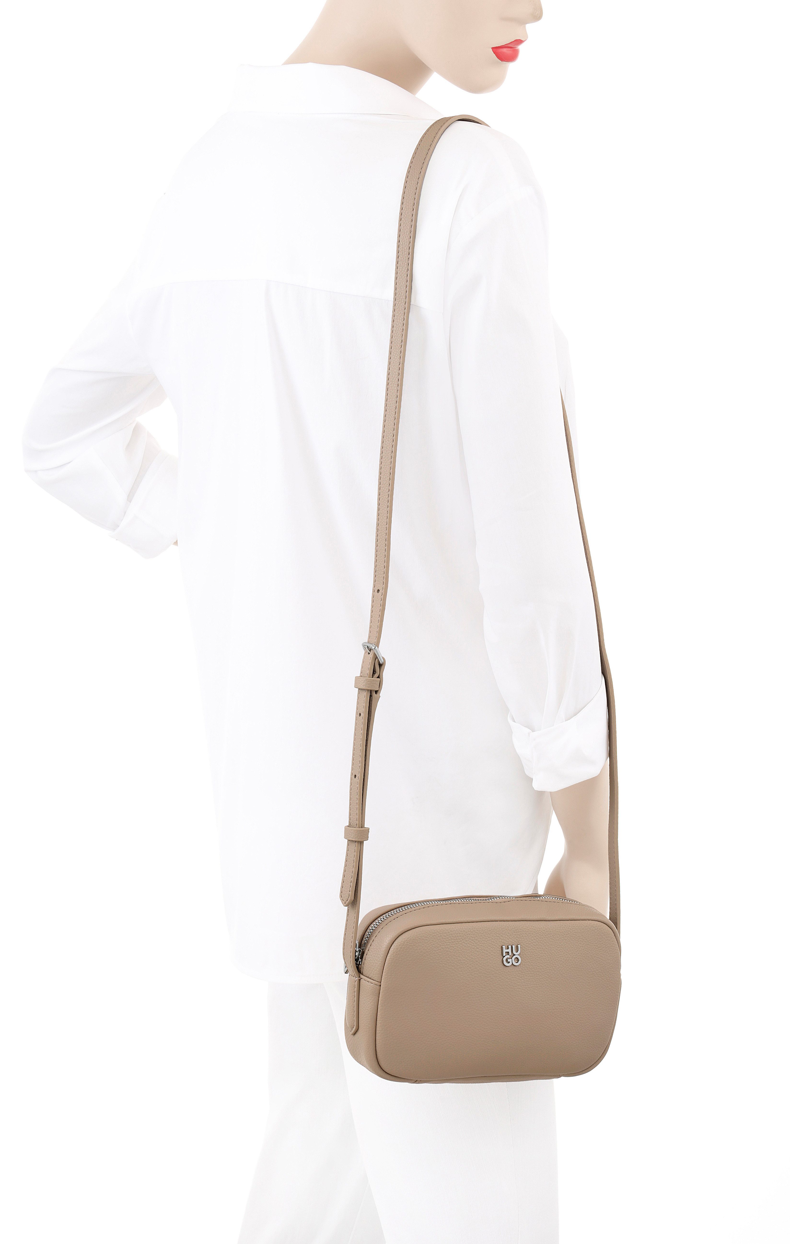HUGO Mini Bag Chris 2.0 Crossbody, kleine Umhängetasche, Damen Schultertasche in klassischer Optik