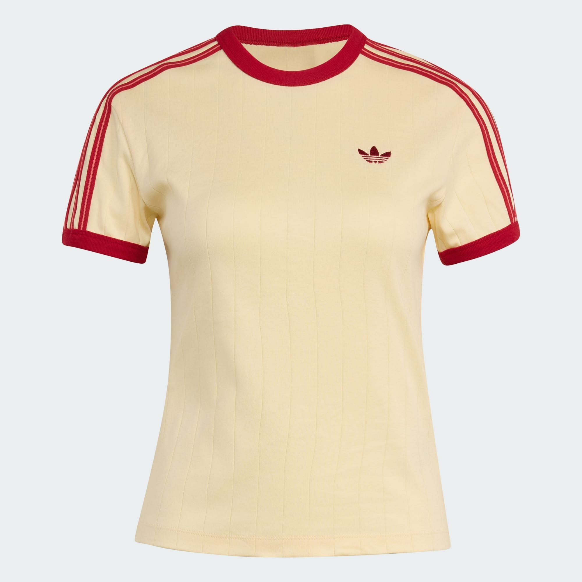adidas Originals T-Shirt T-SHIRT, SCHMAL GESCHNITTEN, NADELSTREIFEN (1-tlg)