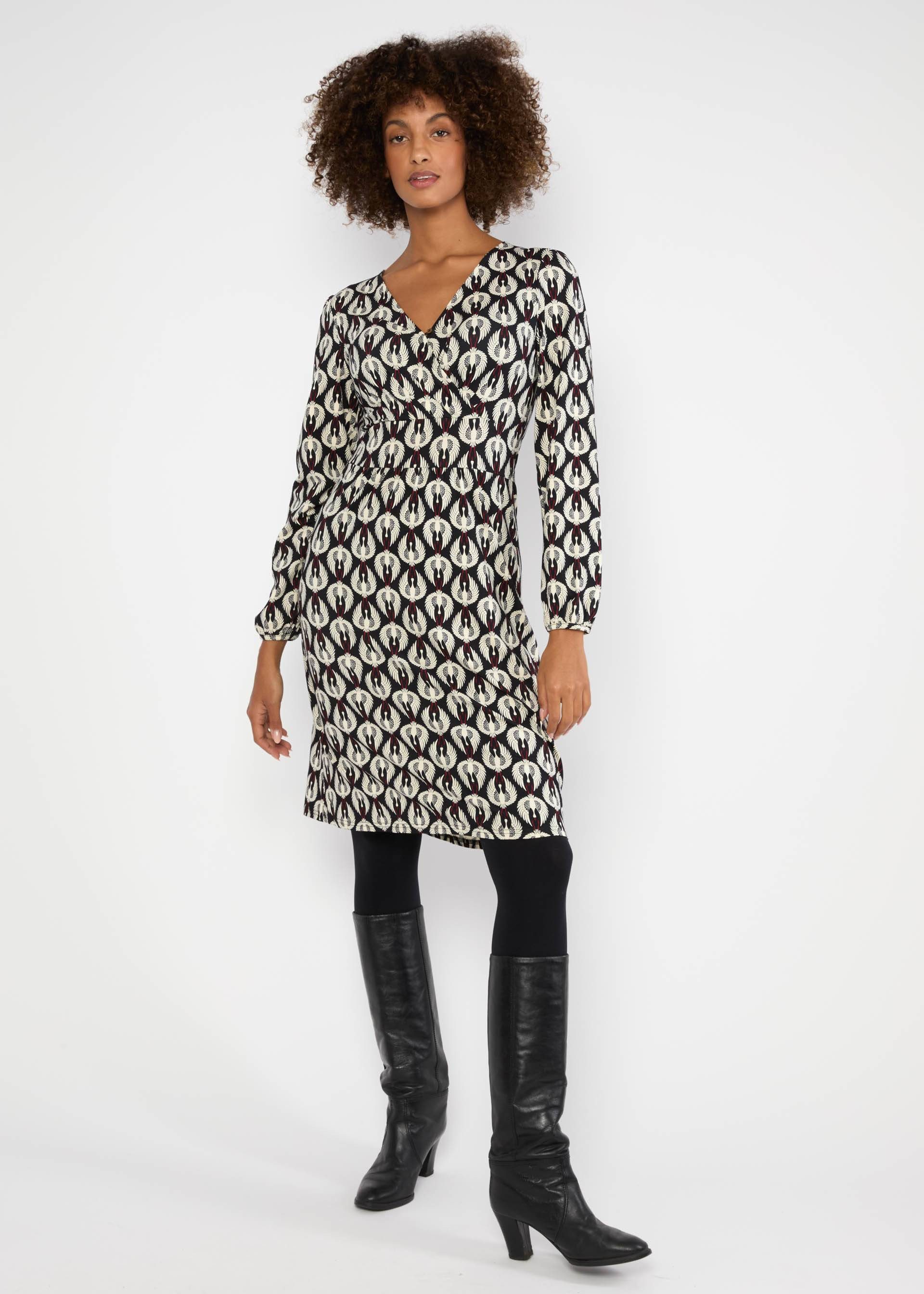 Blutsgeschwister Midikleid - Jerseykleid Something old Something new – Langarmkleid