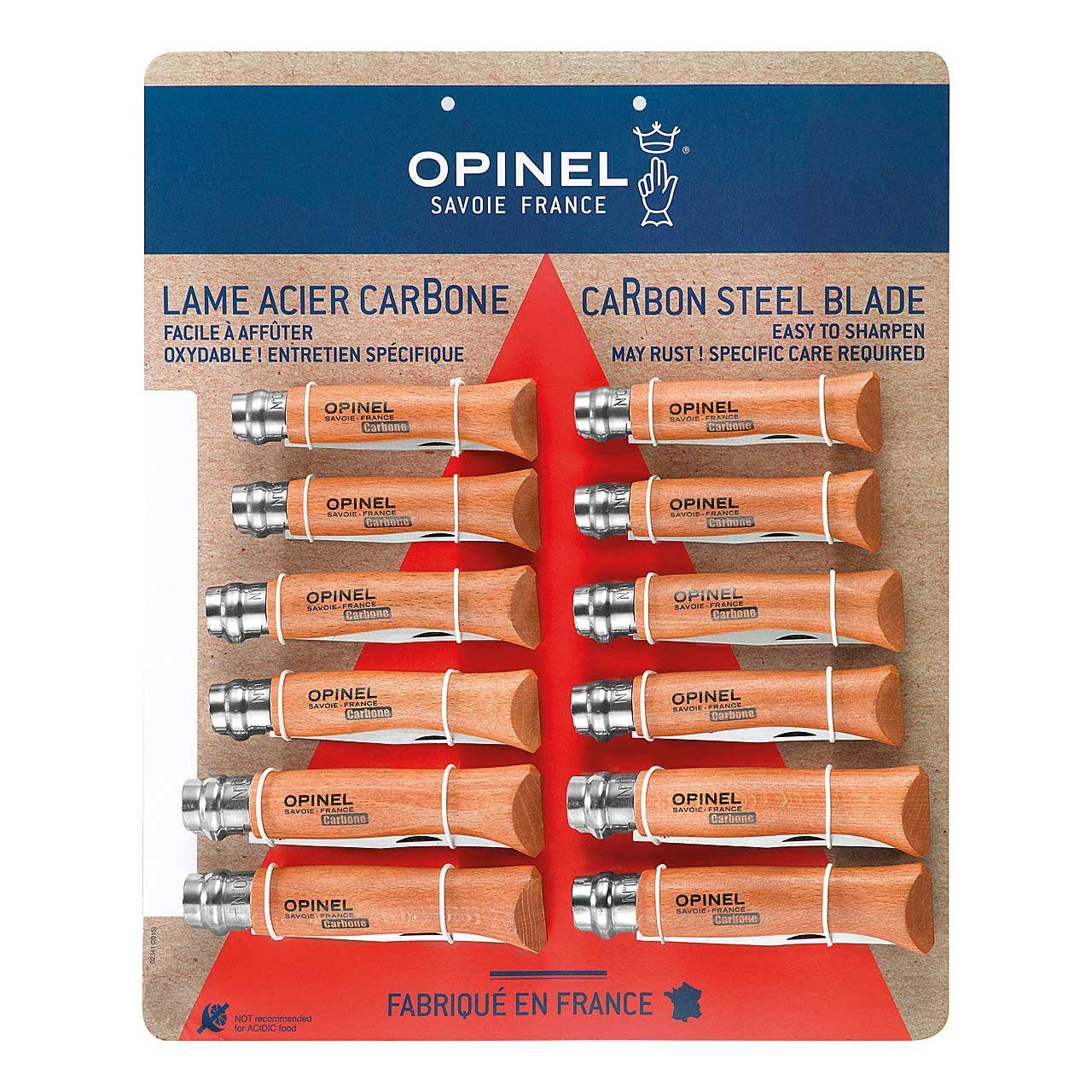 Opinel Taschenmesser Opinel Karte mit 12 Messern