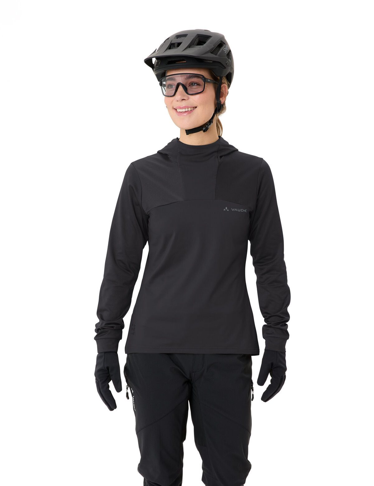 VAUDE Rundhalspullover Women's Qimsa Hoody (1-tlg) sportiver Damen Kapuzenpullover für Alltag und Freizeit