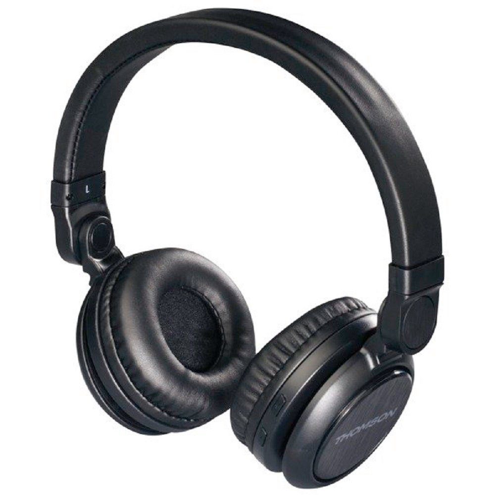 kabelgebundene Kopfhörer 3,5mm Klinkenanschluss, Aux, Stereo Headphones mit Kabel, On-Ear PC-Kopfhörer mit Mikrofonarm und Neckband, 2m Audiokabel Hama Headset mit Mikrofon schwarz 