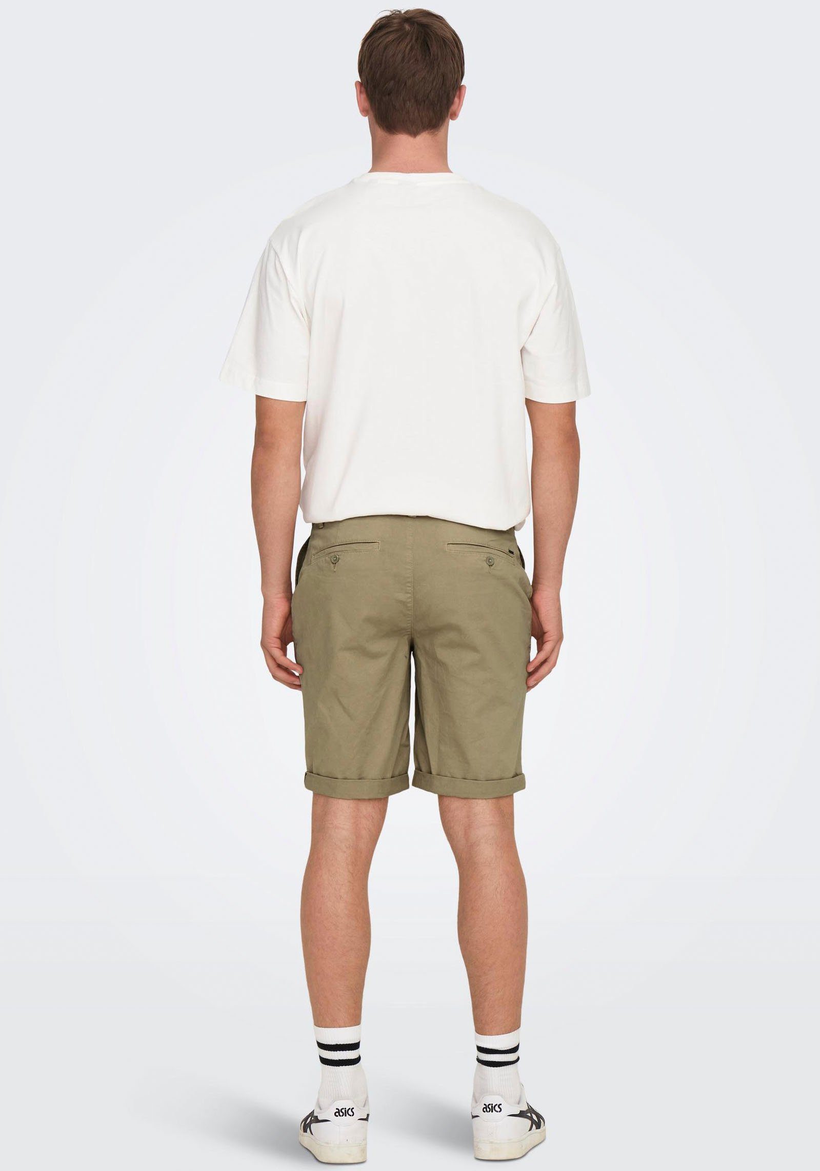 TWILL 4481 & SONS Chinchilla NOOS REG ONSPETER ONLY Jeansshorts SHORTS