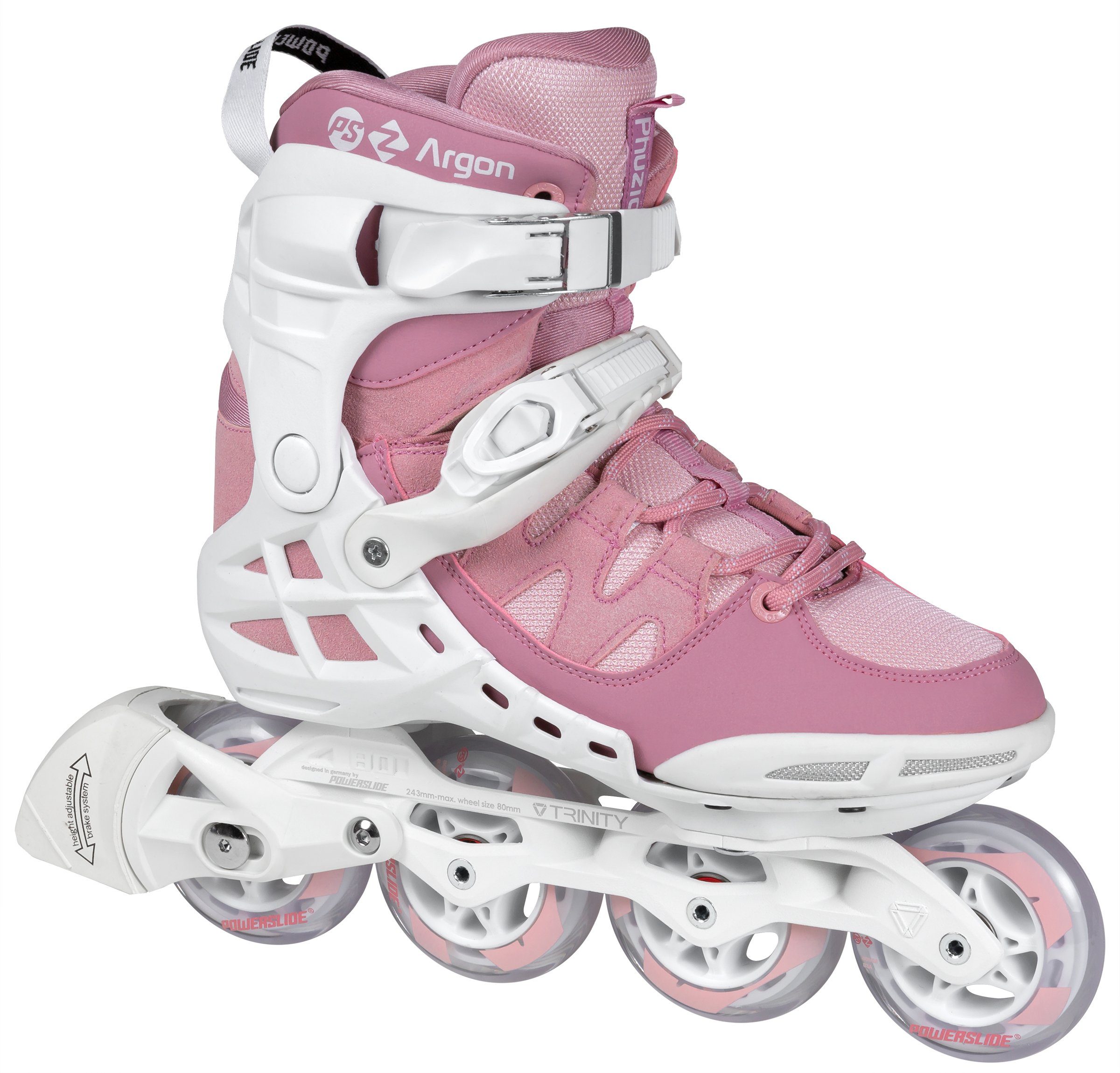 Inlineskates Phuzion Argon Rose 80