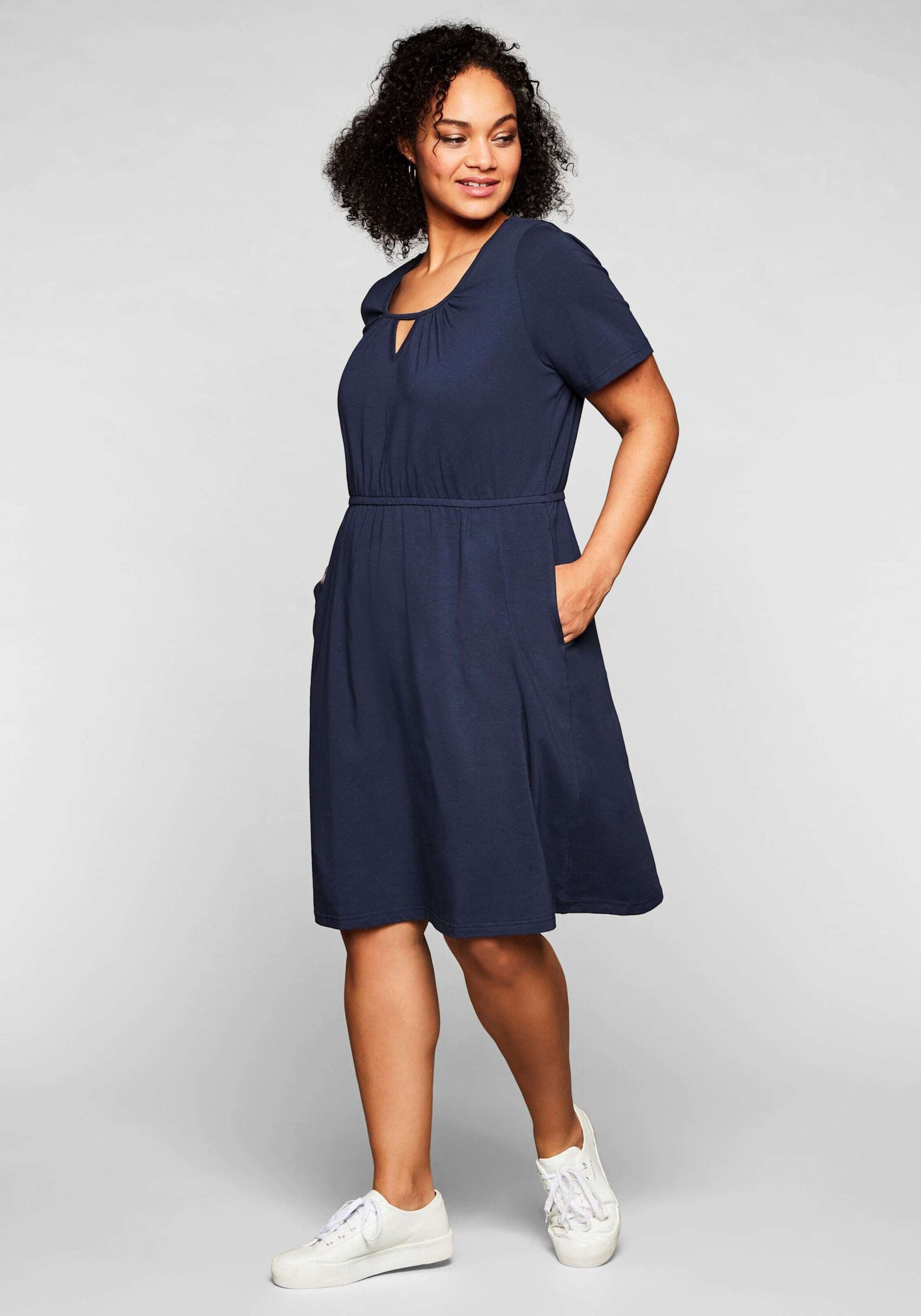 Sheego Jerseykleid Jerseykleid Kurzarm günstig online kaufen