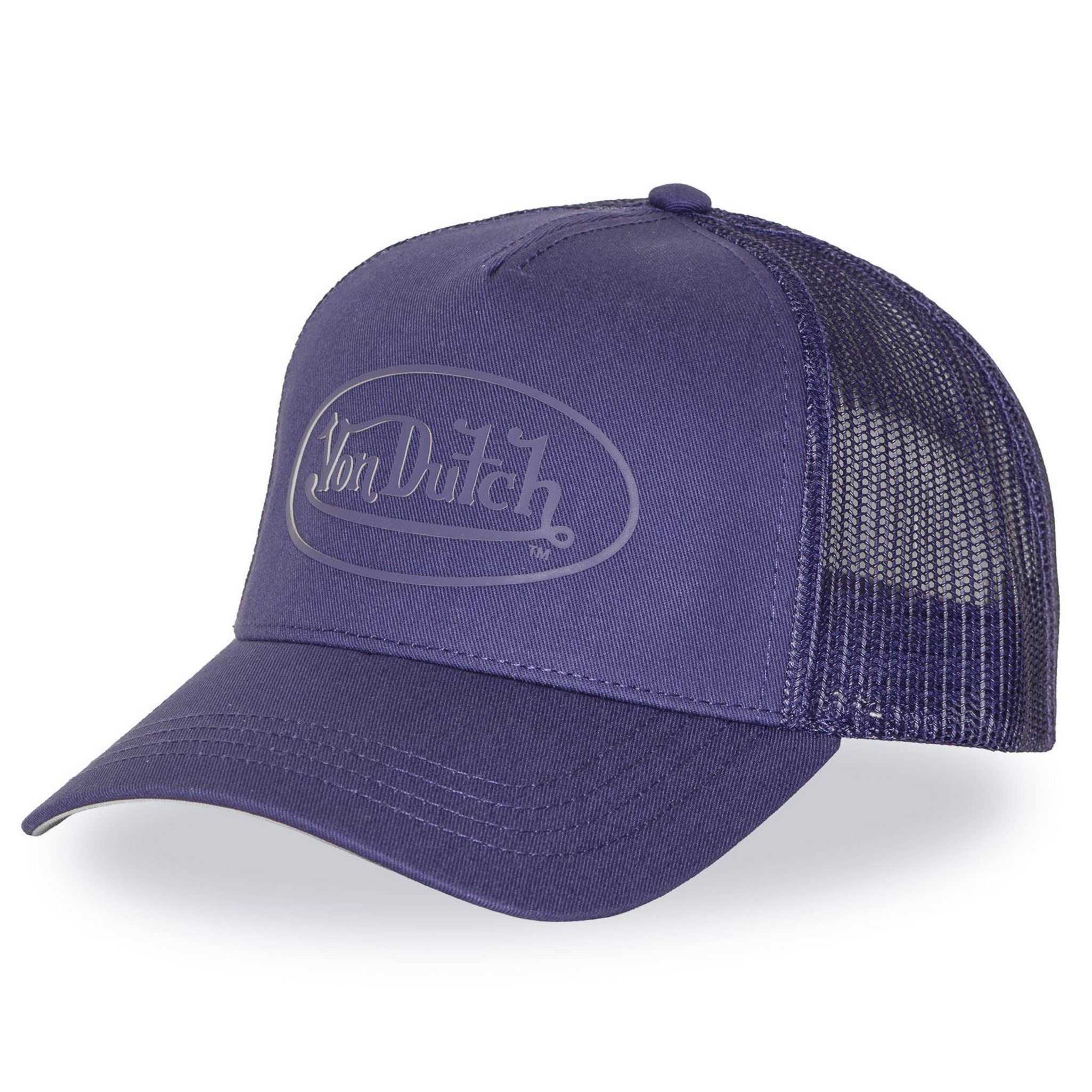Von Dutch Trucker Cap Von Dutch Originals Trucker Cap - CALIFORNIA Twill Rubber T/T (Basecap, Basecap, Meshcap, Trucker Kappe)