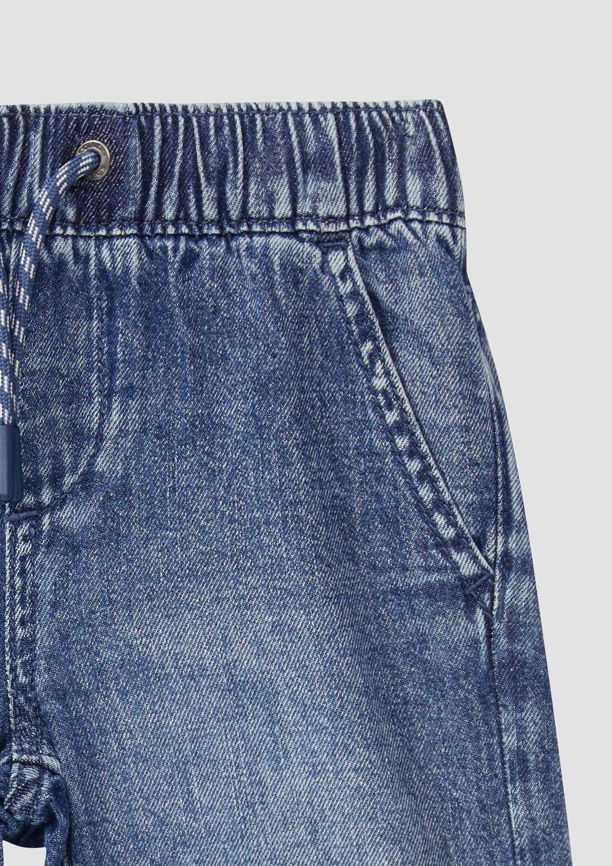 s.Oliver Jeansshorts Jeans-Hose Jeans-Bermuda Pelle / Regular Fit / Mid Rise / Elastikbund