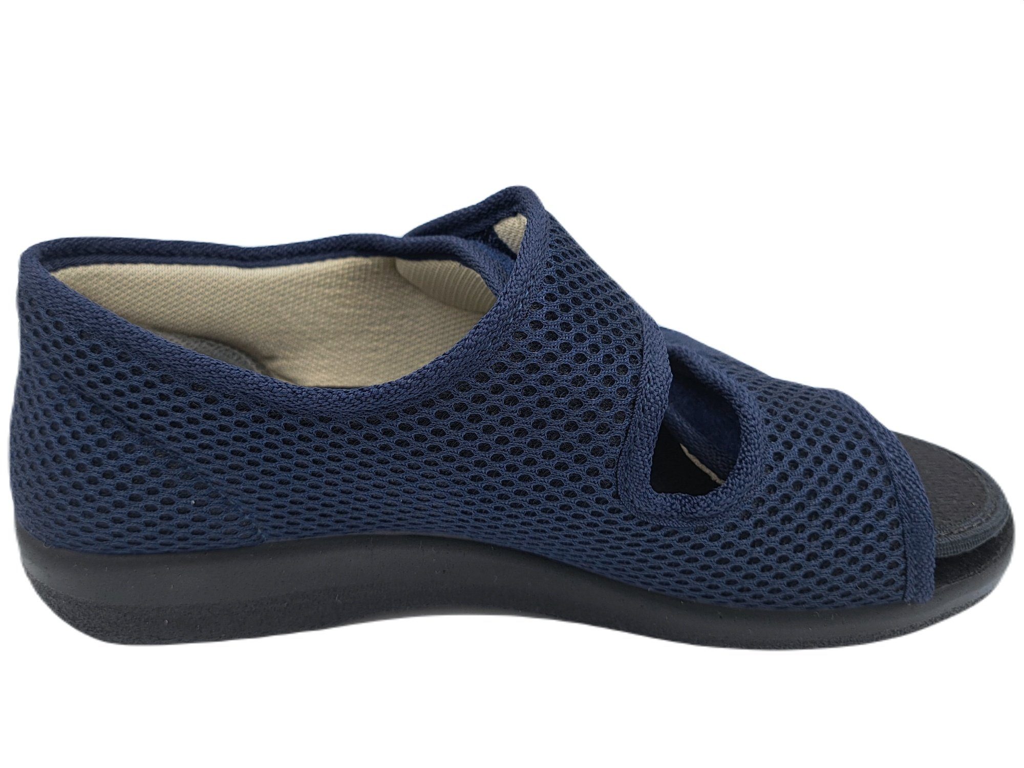 PADERO OrtoMed Klettsandale Hausschuh Verband- und Rehaschuhe