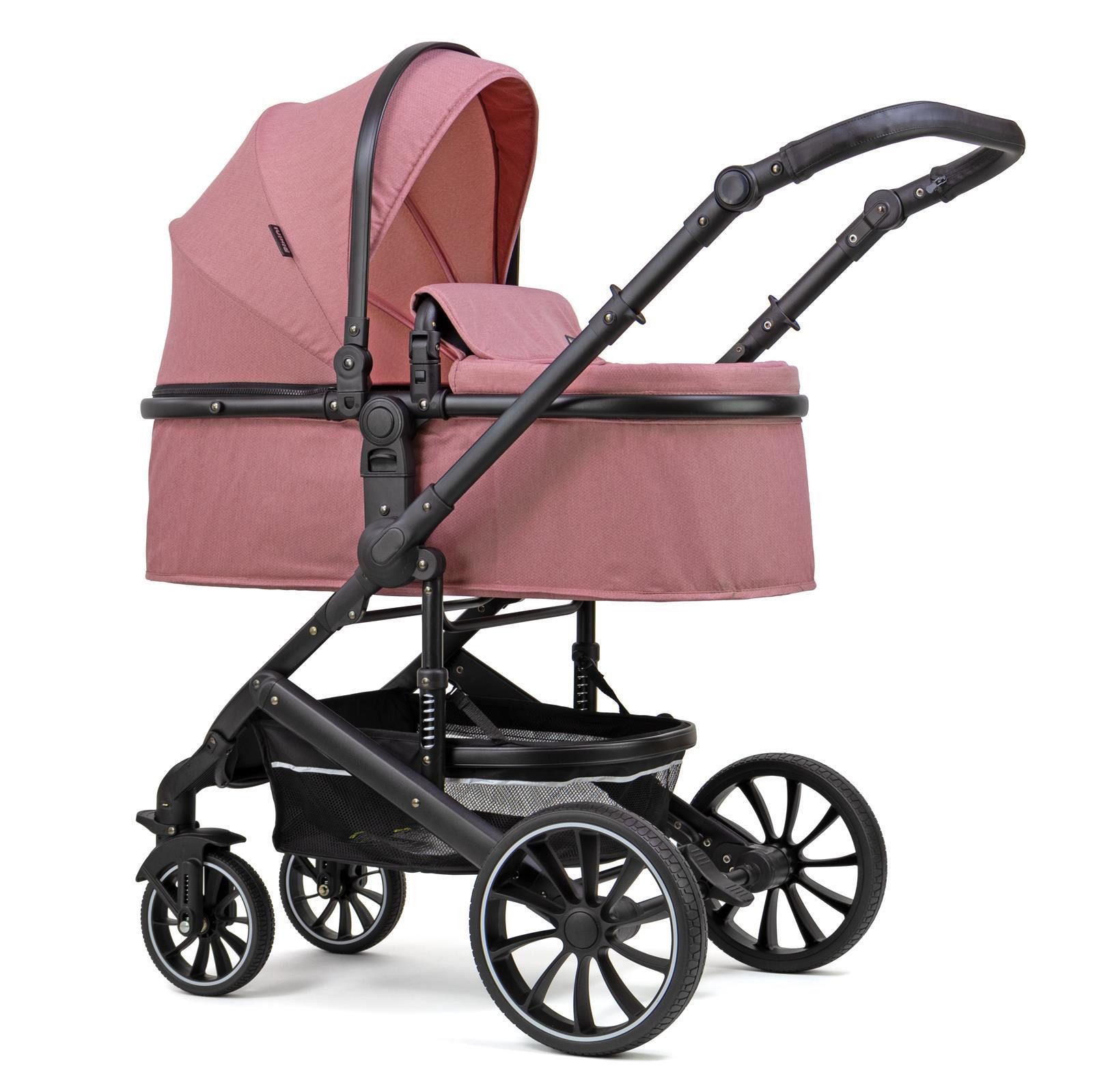 Pixini Kombi-Kinderwagen Pixini Kalani Kinderwagen 3in1 Set, Sicherheitsbügel