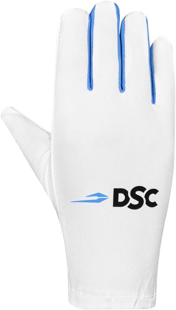 DSC Torwarthandschuhe Cricket-Innenhandschuhe mit Baumwollhandfläche & Lycra-Rücken (Gummiband am Handgelenk) Schnellere Absorption von Swaet