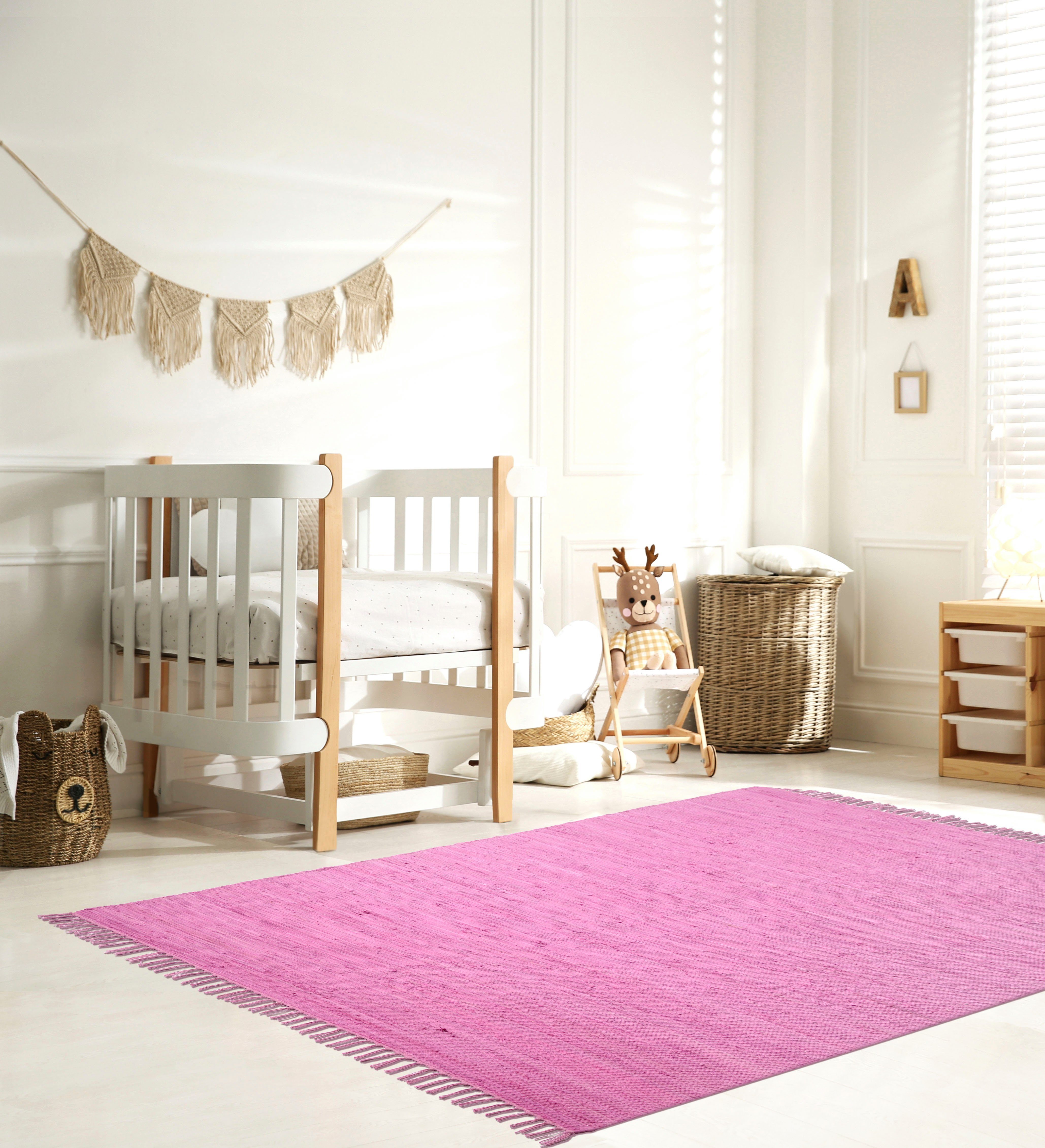 my home Kinderteppich Insa Fleckerl, rechteckig, günstig online kaufen