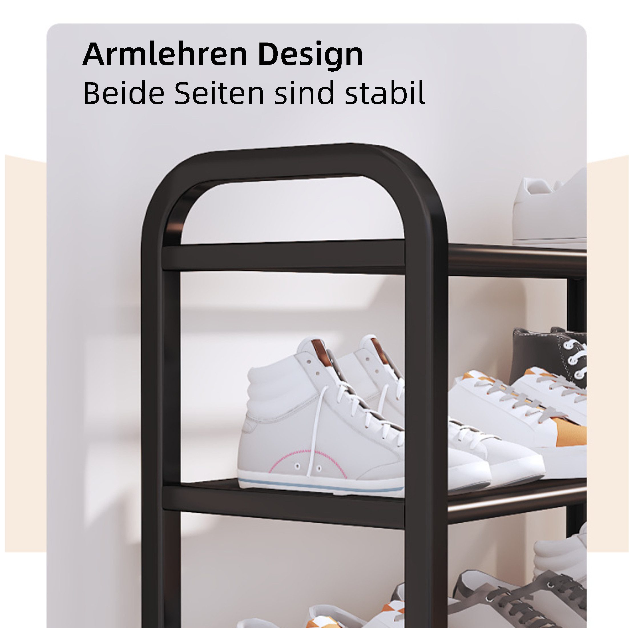 YINDN Schuhregal Vertikaler Schuhschrank, 4 Ebenen günstig online kaufen