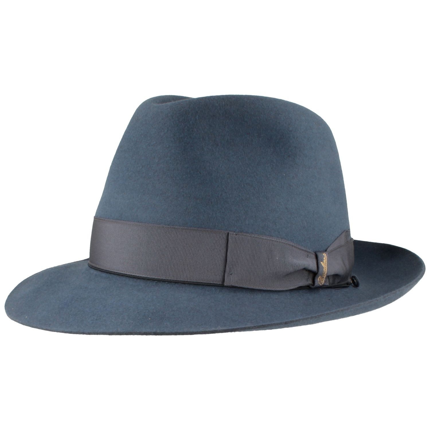 Borsalino Filzhut edler Haarfilzhut mit mittelbreiter Krempe