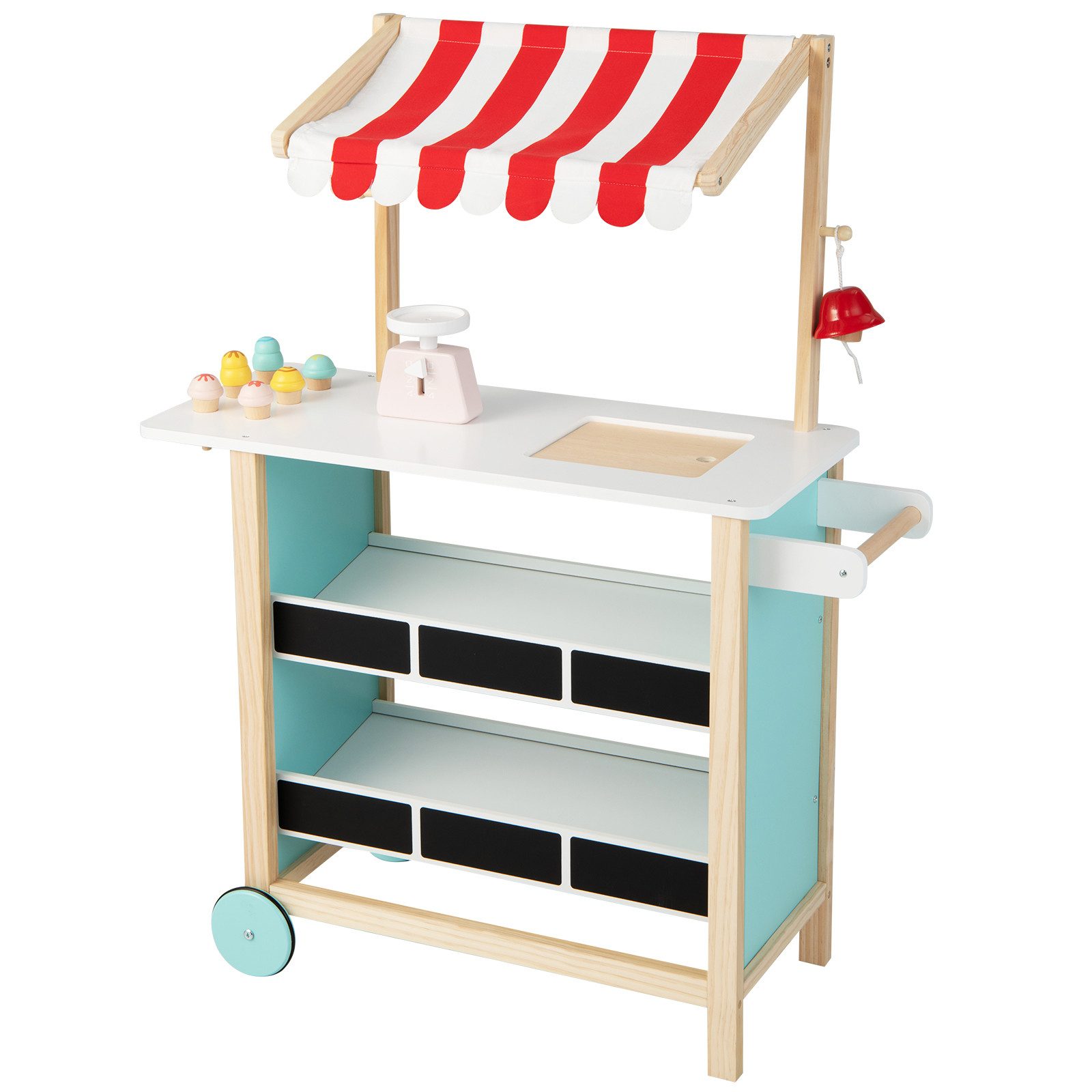 COSTWAY Kaufladen Spielhaus, aus Kieferholz