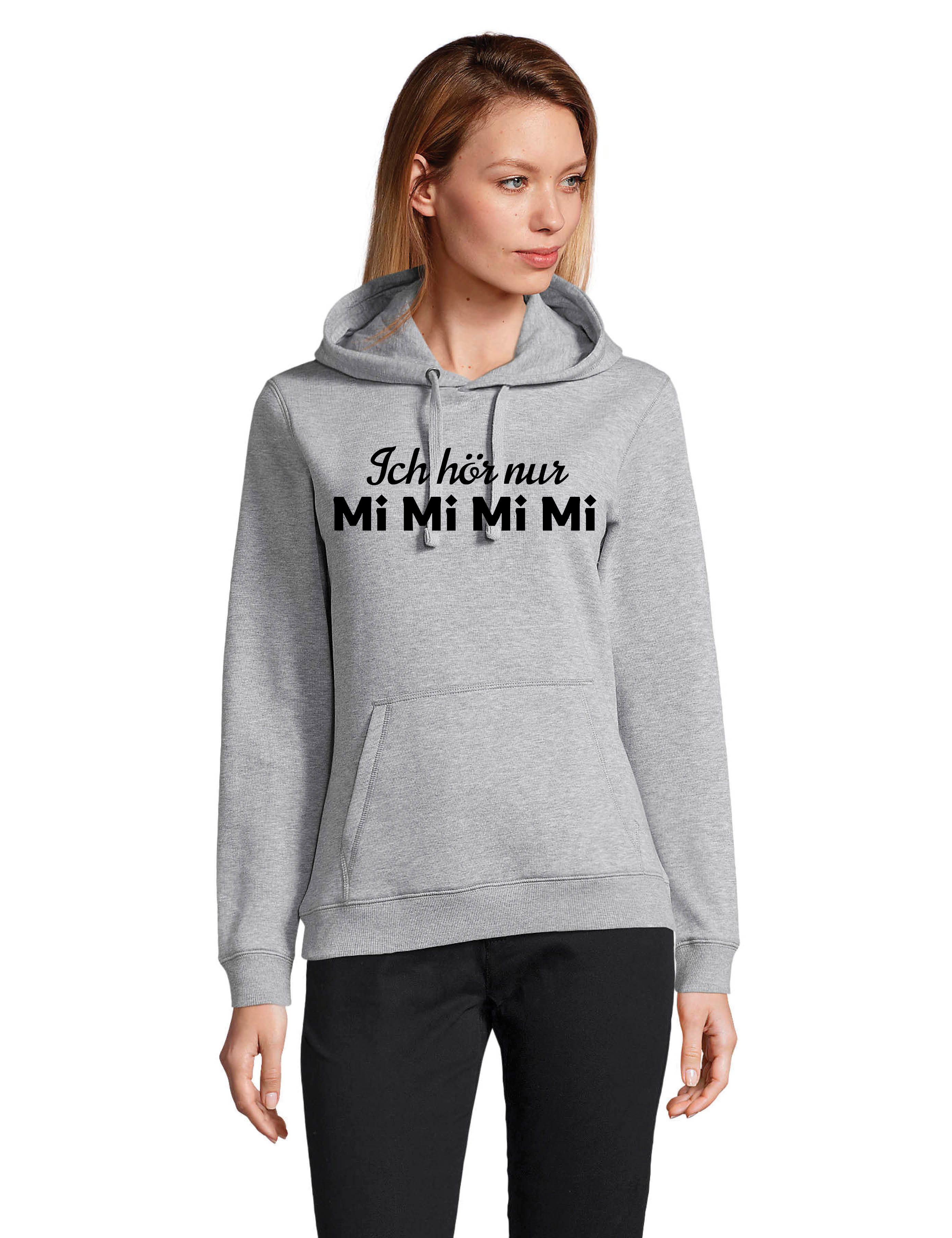 Youth Designz Kapuzenpullover "Ich höre nur MiMiMiMi" Damen Hoodie Pullover witzigen Print Geschenk mit lustigen Spruch für Frauen
