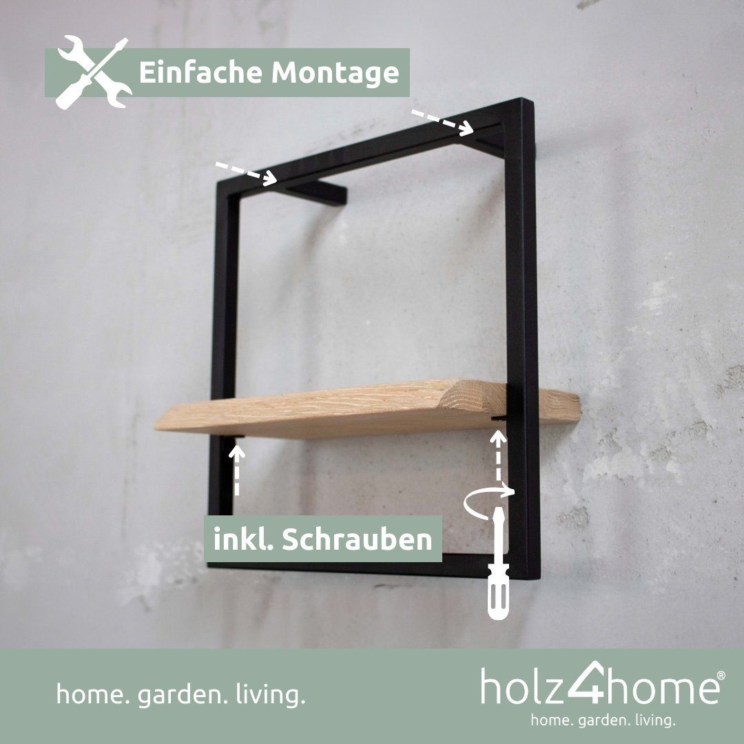 Wandregal holz4home H4H299