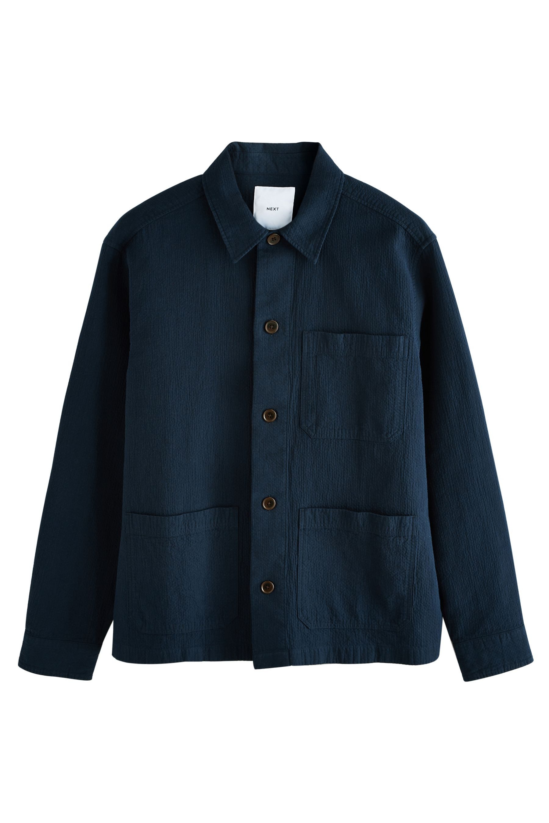 Hemdjacke Hemdjacke aus Seersucker 100 % Baumwolle