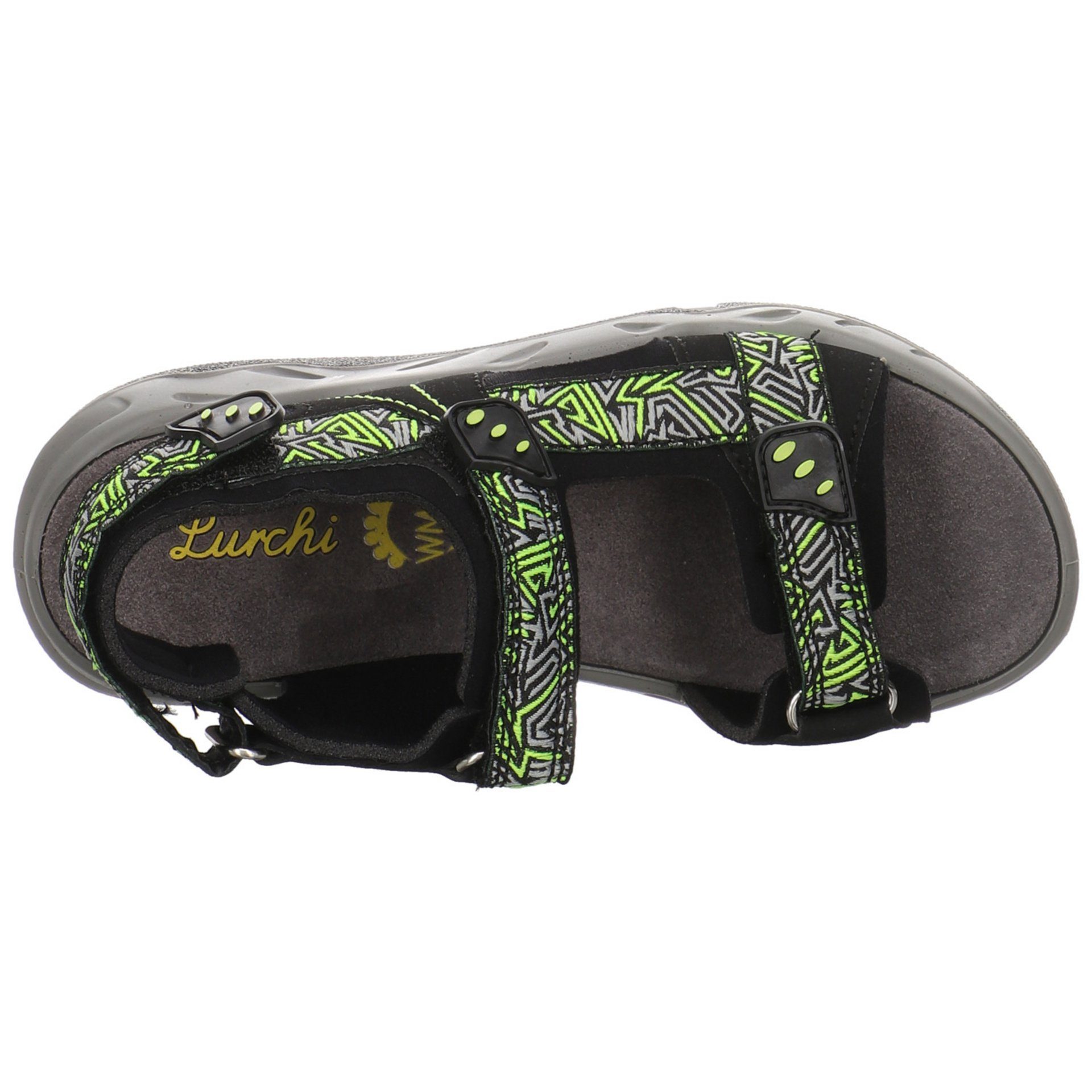 Salamander Lurchi Jungen Sandalen Kinderschuhe Odono Synthetikkombination Sandale Multi Sandale Black Schuhe