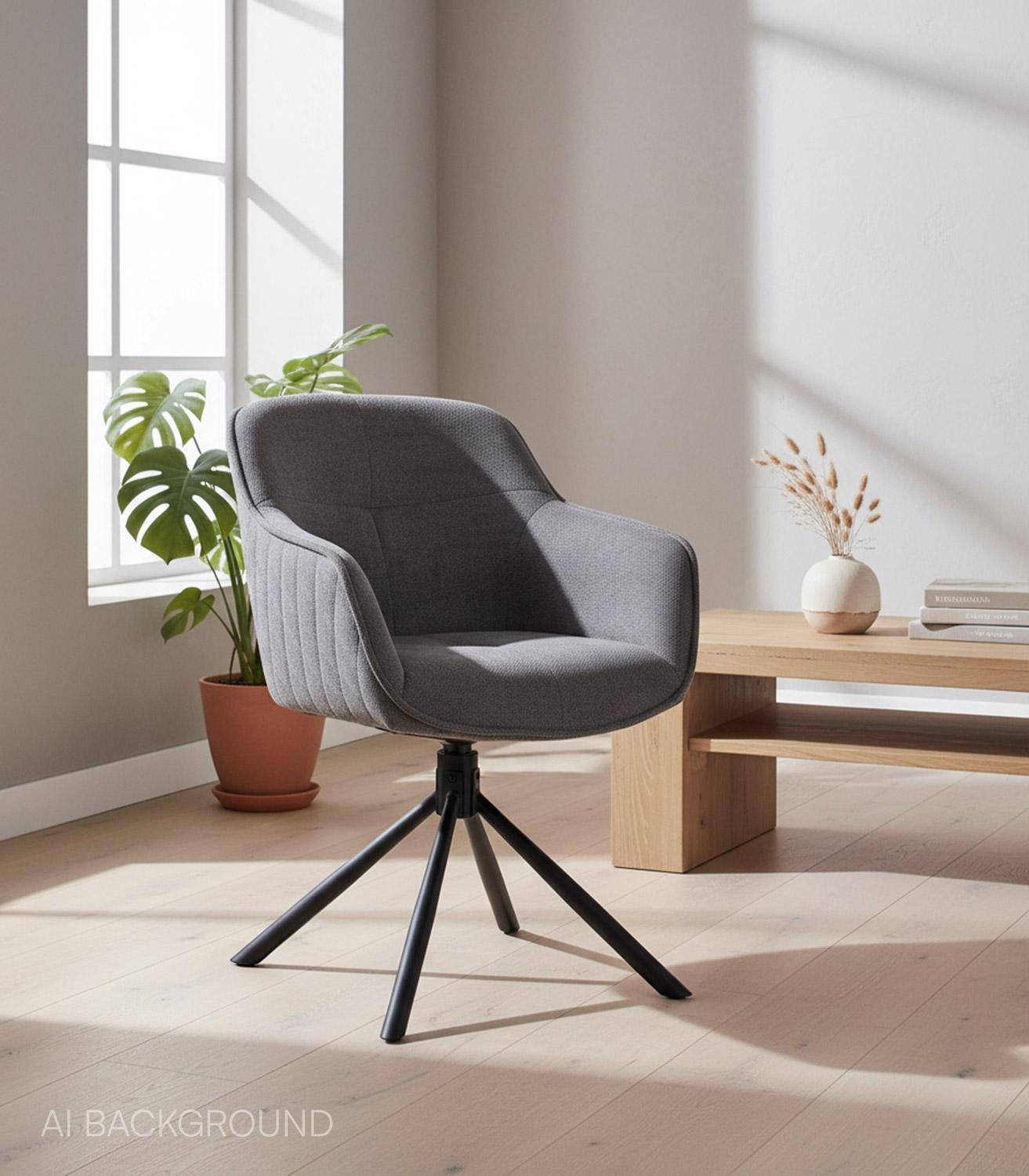 Stolkom Sp.z.o.o. Esszimmerstuhl EMMA-SOFIA, Grau, Schwarz, günstig online kaufen