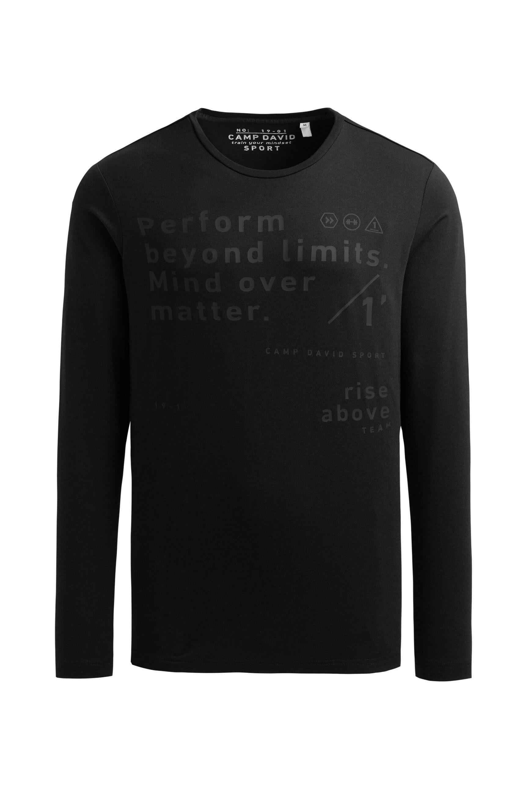 CAMP DAVID Rundhalsshirt mit Baumwolle günstig online kaufen