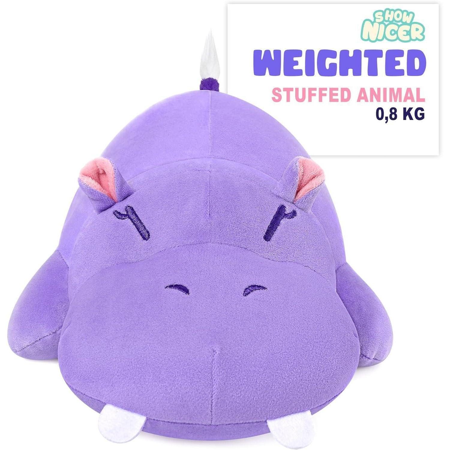LuxusKollektion Kuscheltier Kuscheltier Nilpferd Plüschtier Gewichtstiere Kinder Nilpferd A 35CM