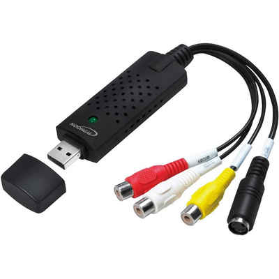 Typhoon Audio- & Video-Adapter zu USB 3.0 Typ A, Typhoon Audio- & Video-Adapter zu USB Typ A, USB 2.0 Audio und Video Grabber / Digitalisierer / VHS / DVD / Game Konsole