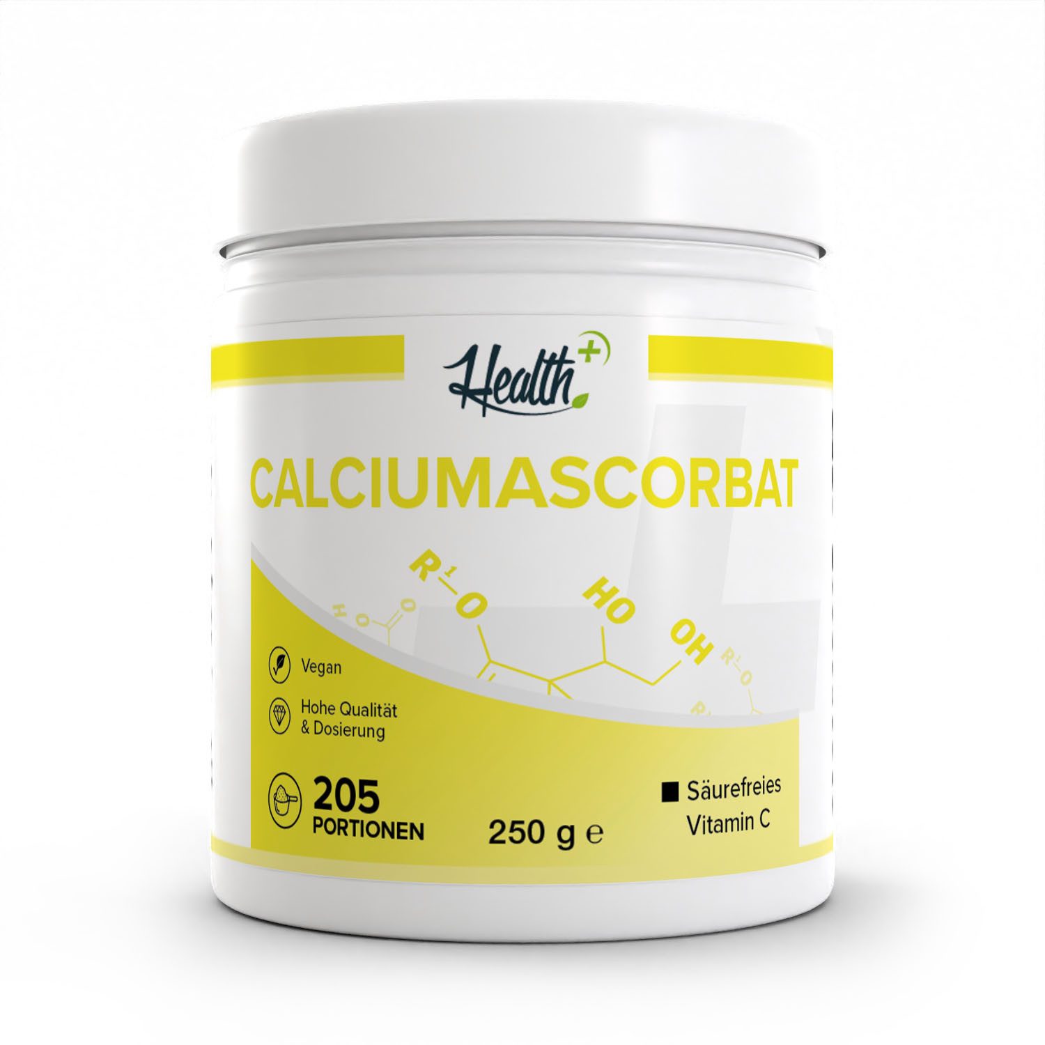 Zec+ Nutrition HEALTH+ VITAMIN C PULVER (Calciumascorbat), 250g Kapsel