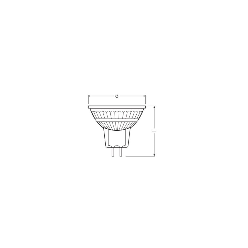 Osram LED-Leuchtmittel OSRAM HOMELIGHTING 4099854458347 LED-Reflektorlampe EEK E (A - G) GU5.