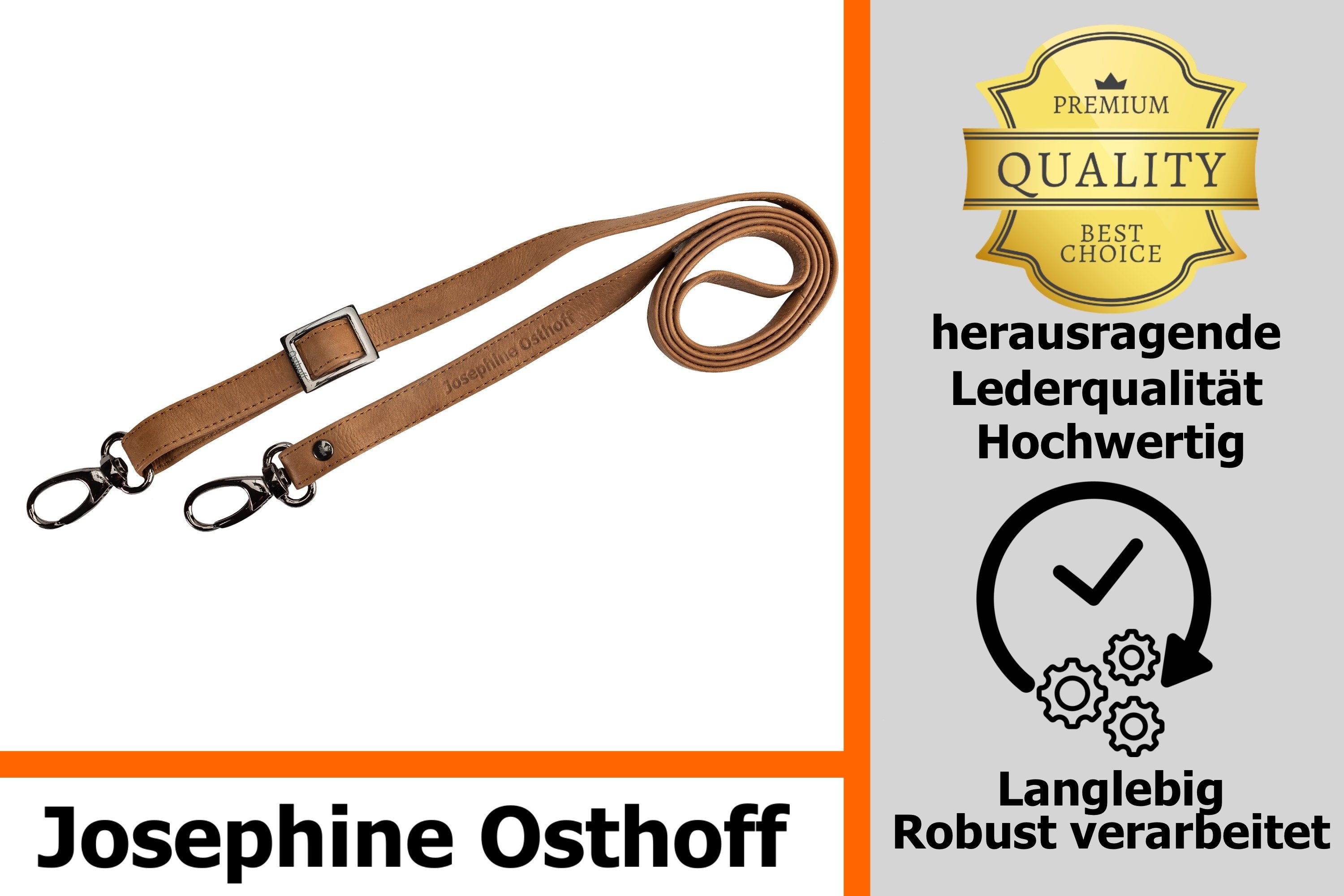 Josephine Osthoff Schulterriemen Schulterriemen 2 cm safari/anthrazit – Bild 2 von 5