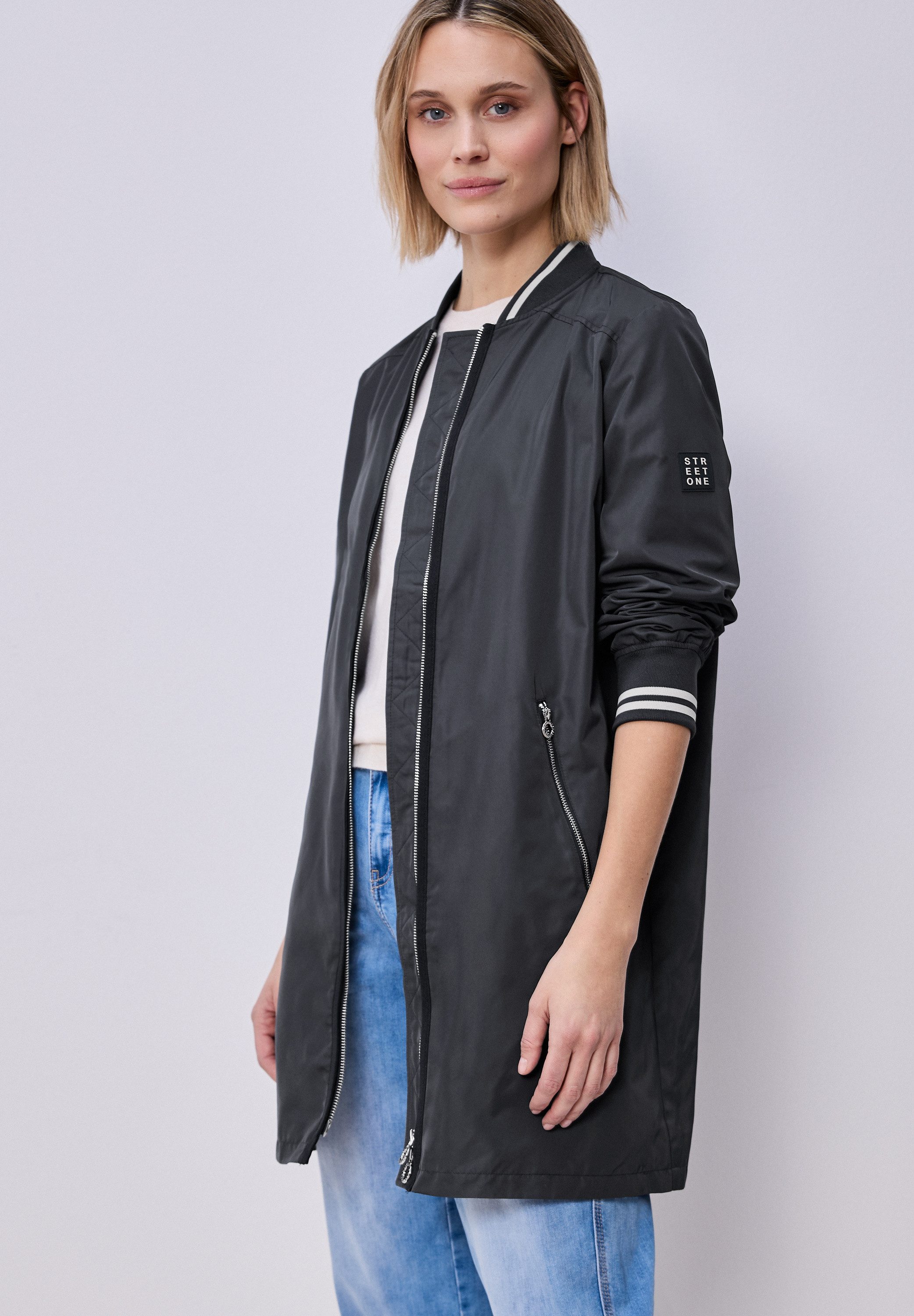 STREET ONE Blouson mit 2-Wege Reißverschluss günstig online kaufen