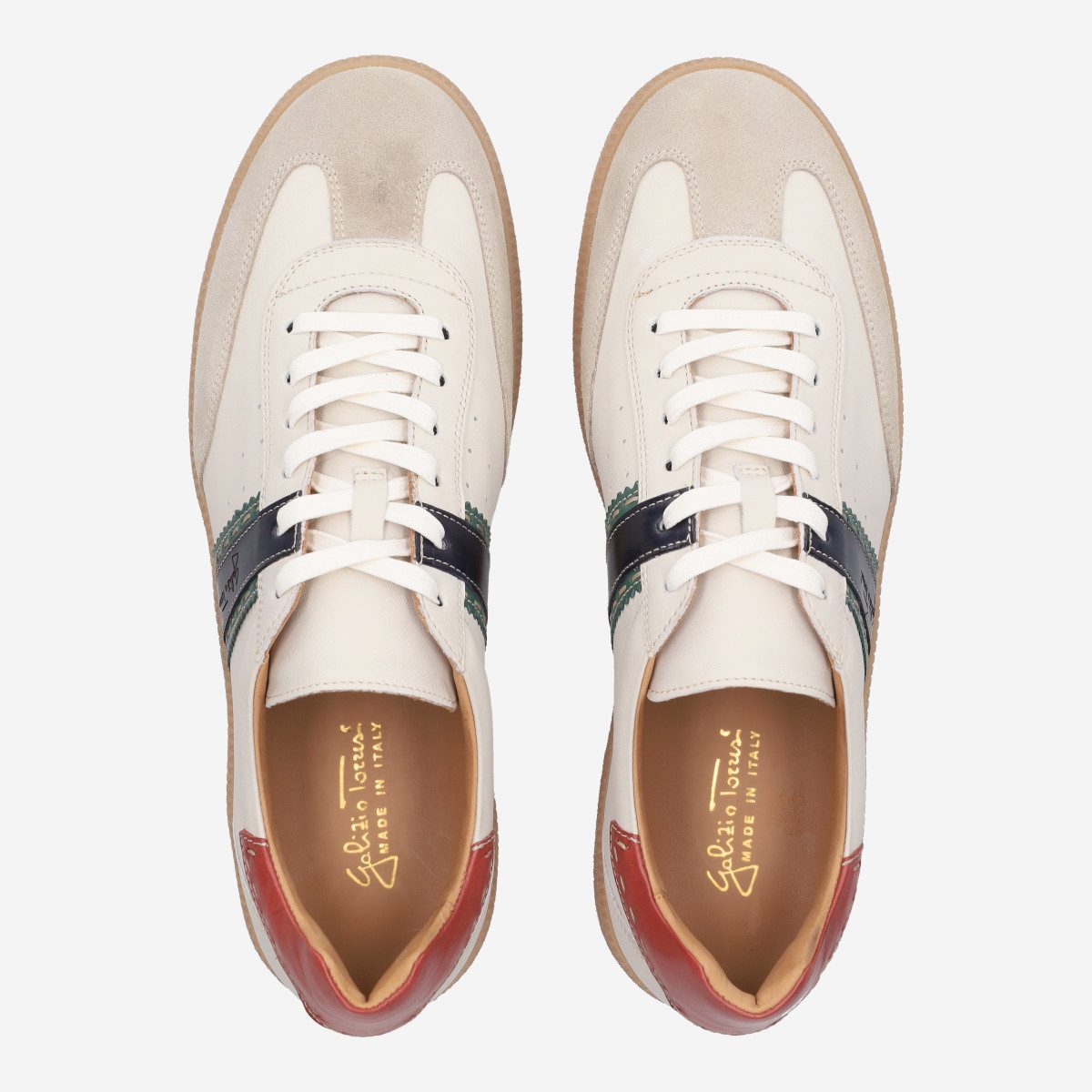 Galizio Torresi Galizio Torresi 318450 V.70421, Sneaker, Weiß,kombiniert, Herren Sneaker