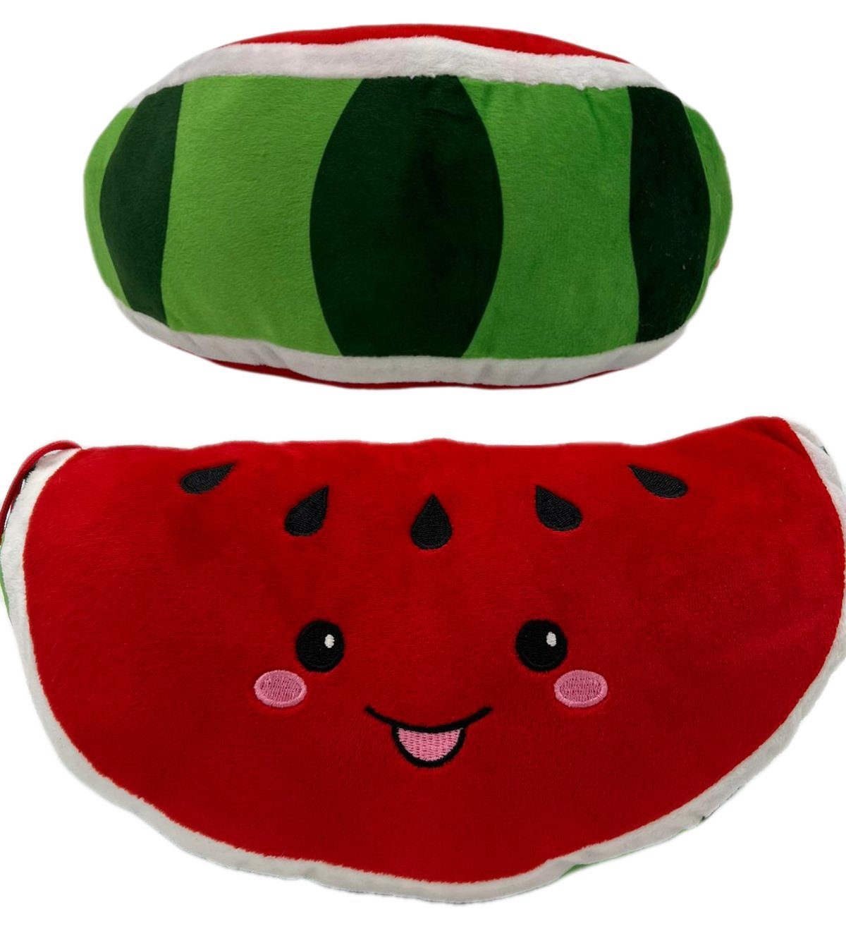 Kuscheltier »Melone Wassermelone XXL 30 cm Melon rot grün«, XXL 30 cm ...