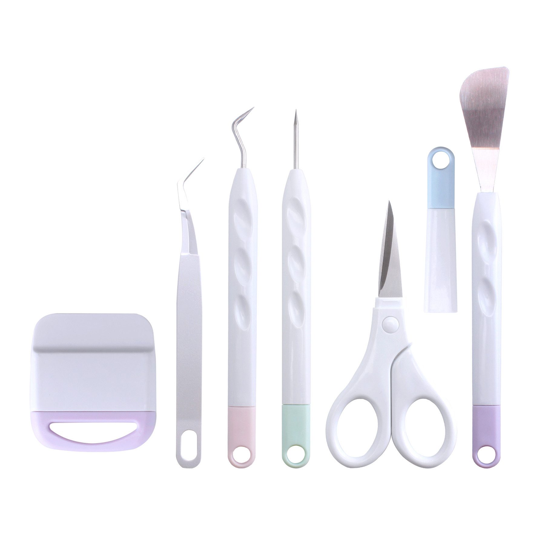 Senmudi Spielwerkzeug Plotter Zubehör 6 Stück Vinyl Jäten Инструментe, (DIY Bastelwerkzeug Set Entgitterwerkzeug, für selbstklebendes Vinyl), Silhouette, HTV, Cameos,Beschriftung