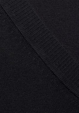 Vivance V-Ausschnitt-Pullover in taillierter Form, weicher Strickpullover, Basic, klassisch