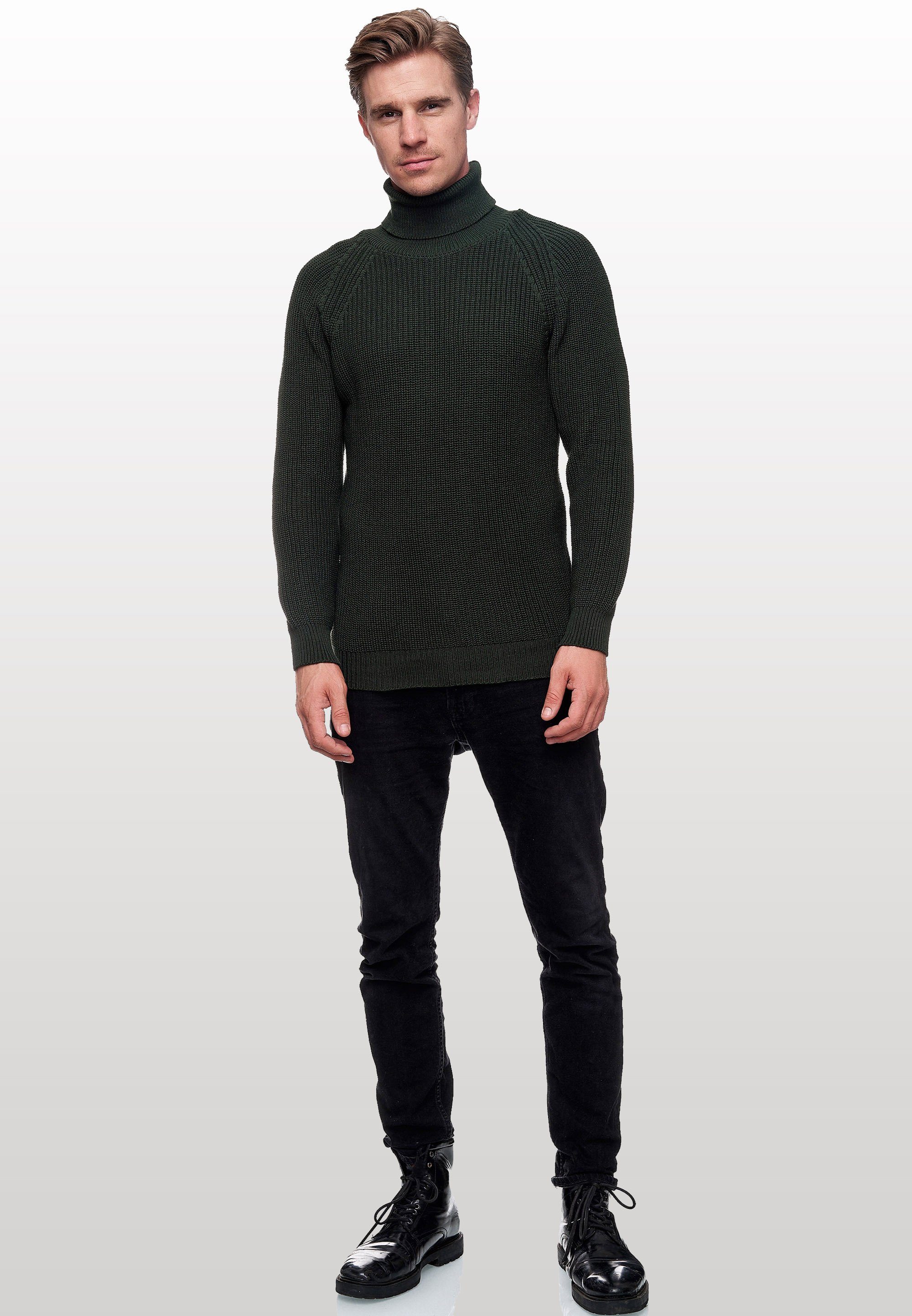 Rusty Neal Rollkragenpullover mit kuscheligem Rollkragen