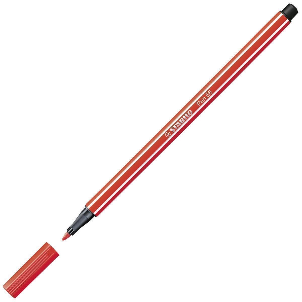 STABILO Faserstift STABILO Pen 68 Filzstift - 1 mm - 15er Single-Pack - sortiert – Bild 3 von 5