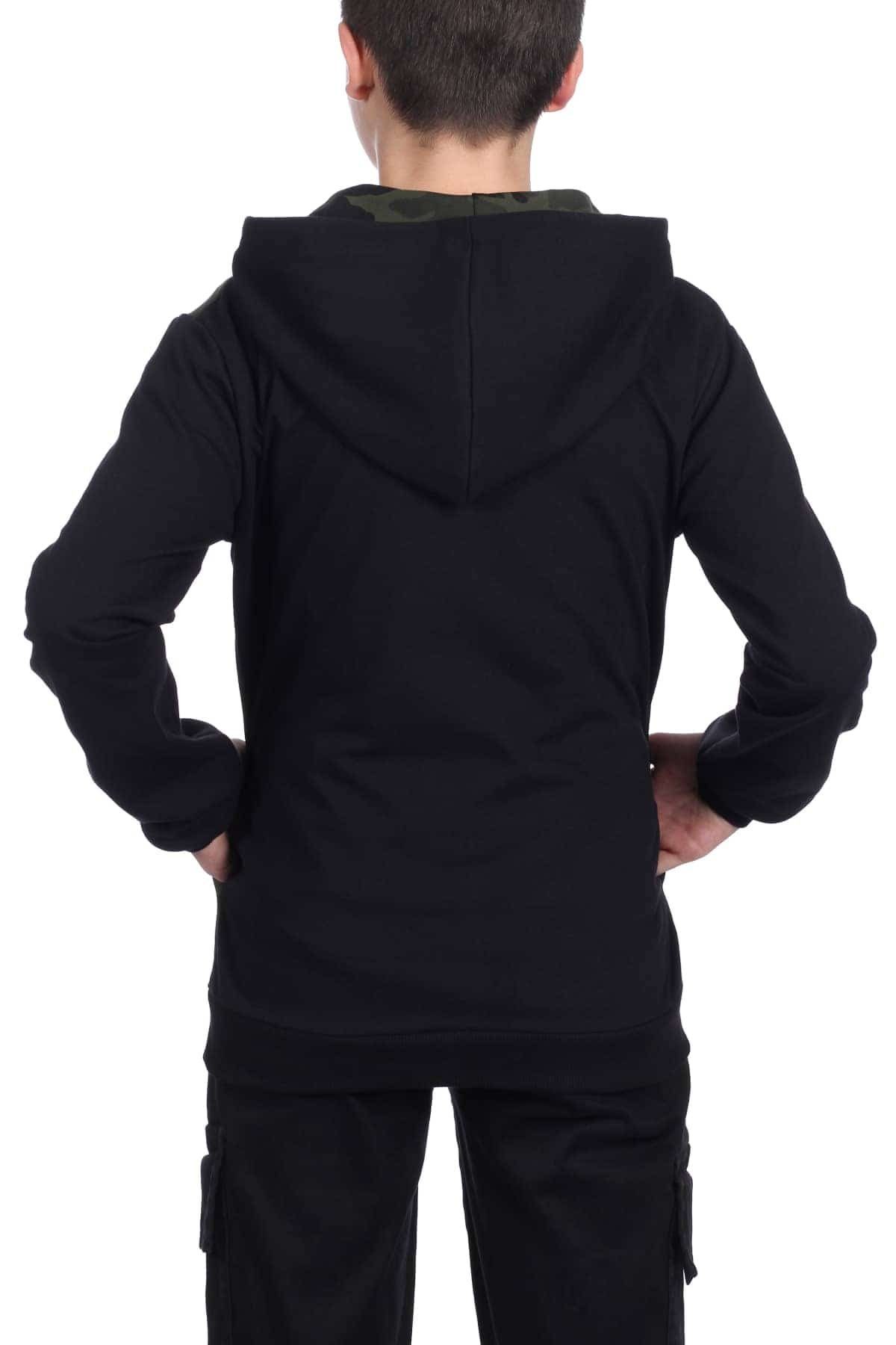 BEZLIT Kapuzensweatjacke Jungen (1-tlg) Kapuze Sweatjacke mit Grün casual