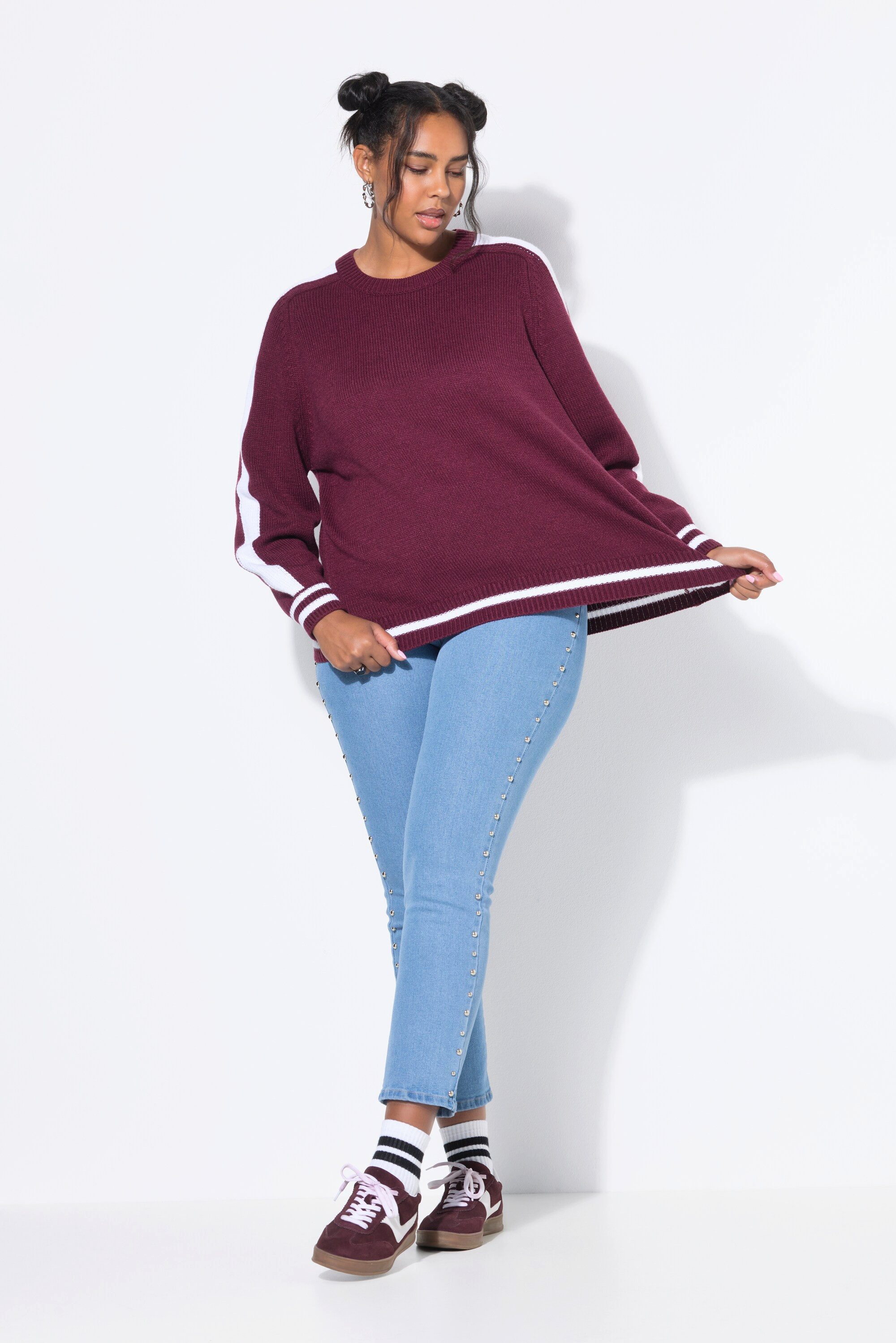 Studio Untold Strickpullover Pullover oversized Raglan-Langarm günstig online kaufen