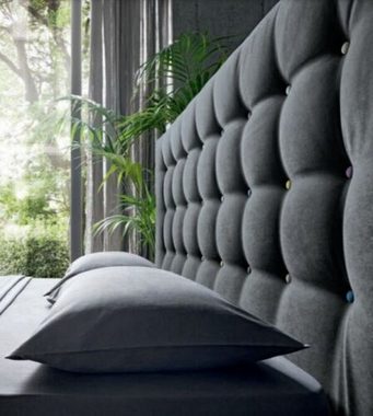 JVmoebel Polsterbett, Chesterfield Luxus Betten Schlaf Zimmer Textil Bett Polster Design