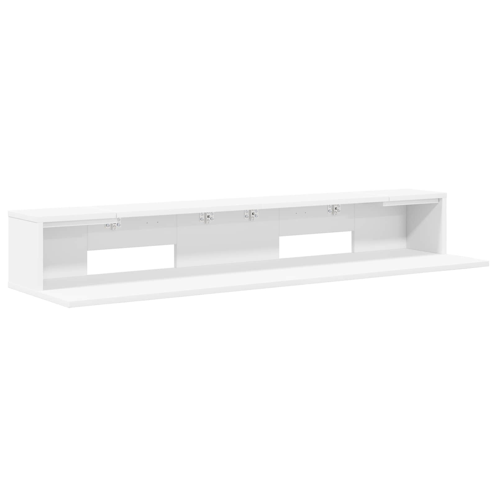 vidaXL Arbeitstisch Studiotisch Weiß 152 x 36 x 19,5 cm Holzwerkstoff (1-St)