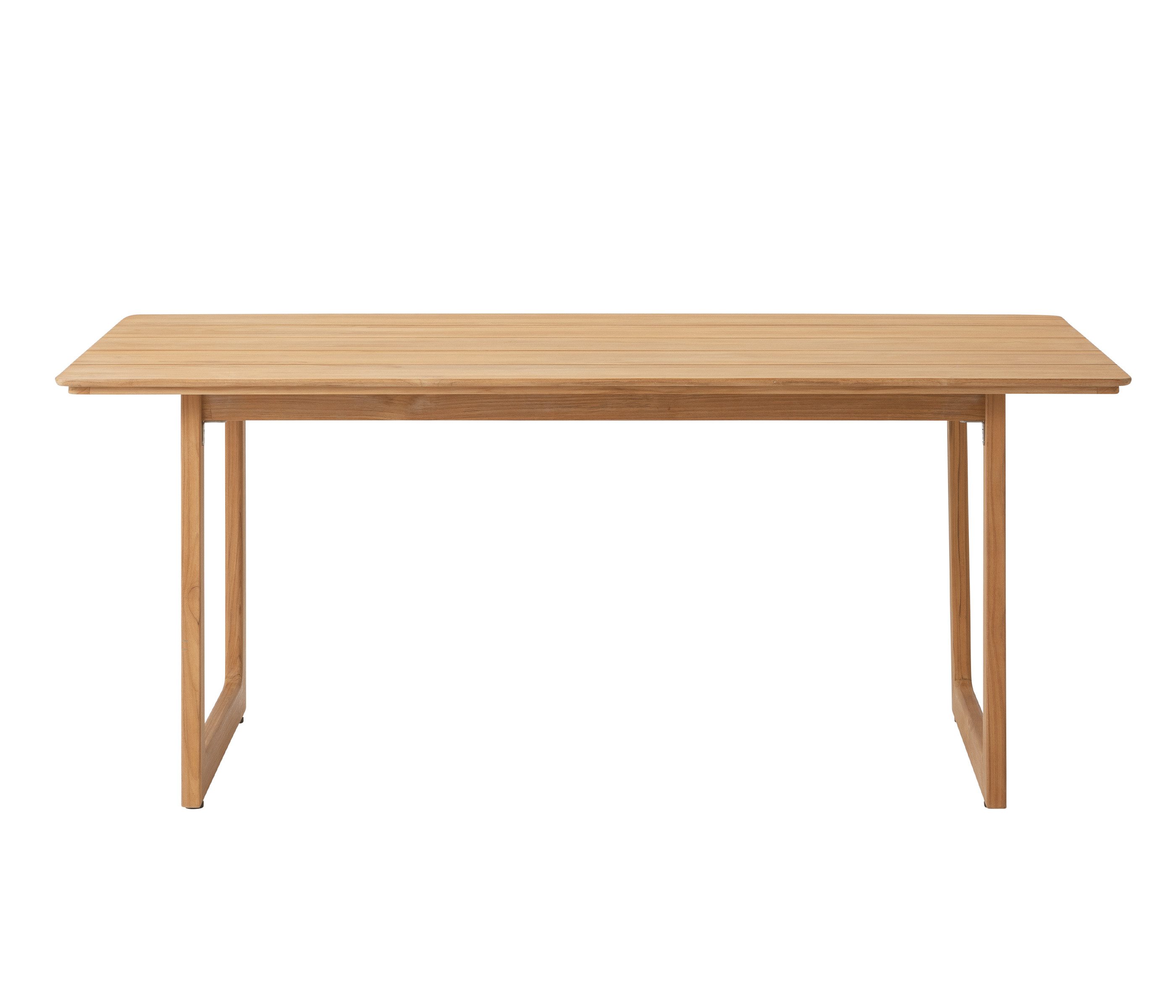 Dehner Gartentisch Port-au-Prince, 180 x 77 x 90 cm, FSC®-zertifiziertes Teakholz, braun, moderner und massiver Holztisch mit bis zu 6 Sitzplätzen