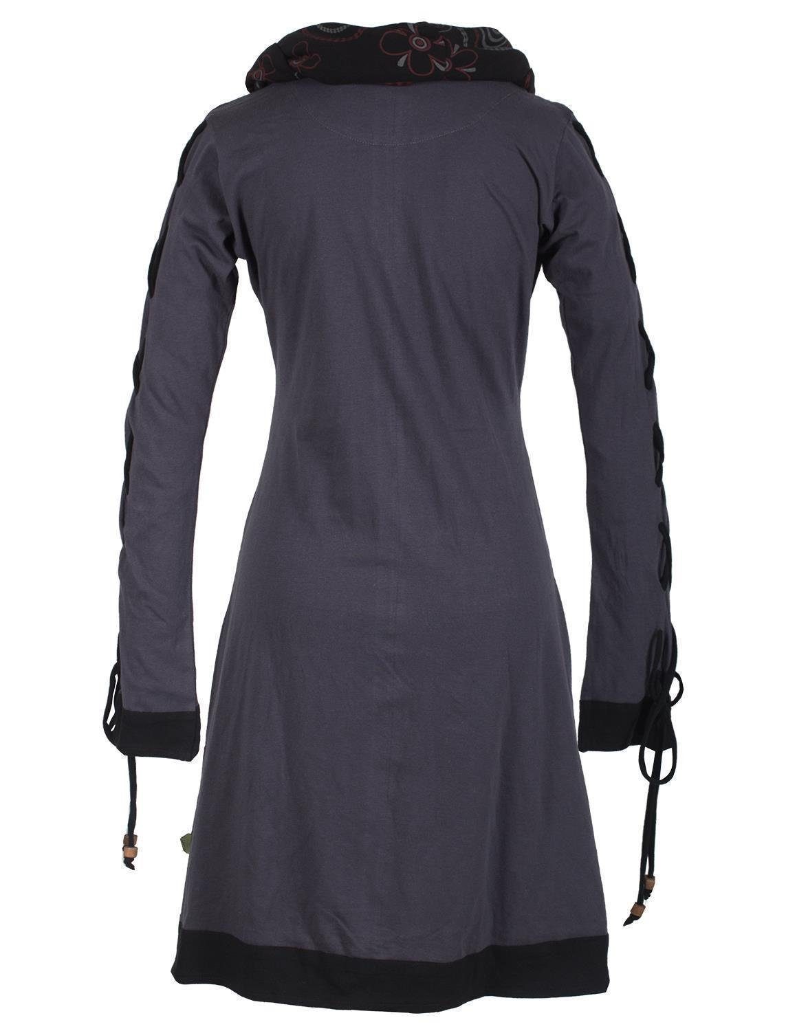 Vishes Midikleid Bedrucktes Blumen Kleid mit günstig online kaufen