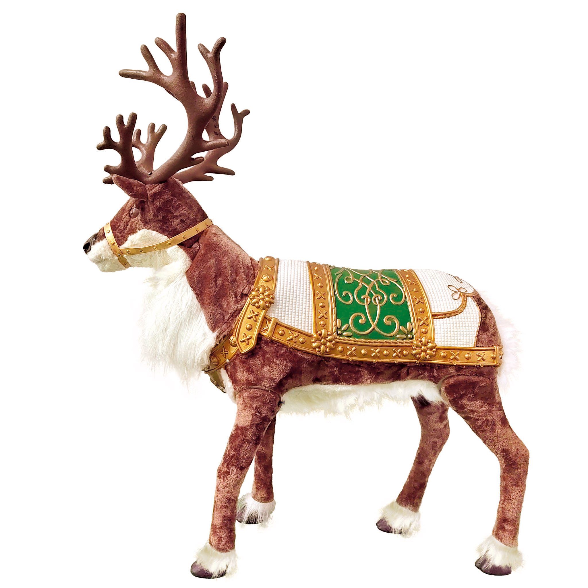 Funny Fashion Christbaumschmuck Rentier mit Bewegung und Ton, 143 x 122 x 35 cm