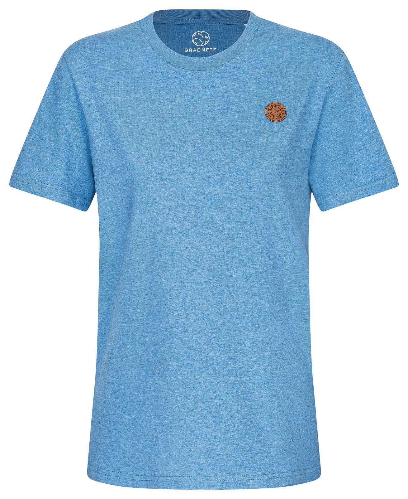 Gradnetz T-Shirt basic leather unisex 100% Biobaumwolle nachhaltig & fair