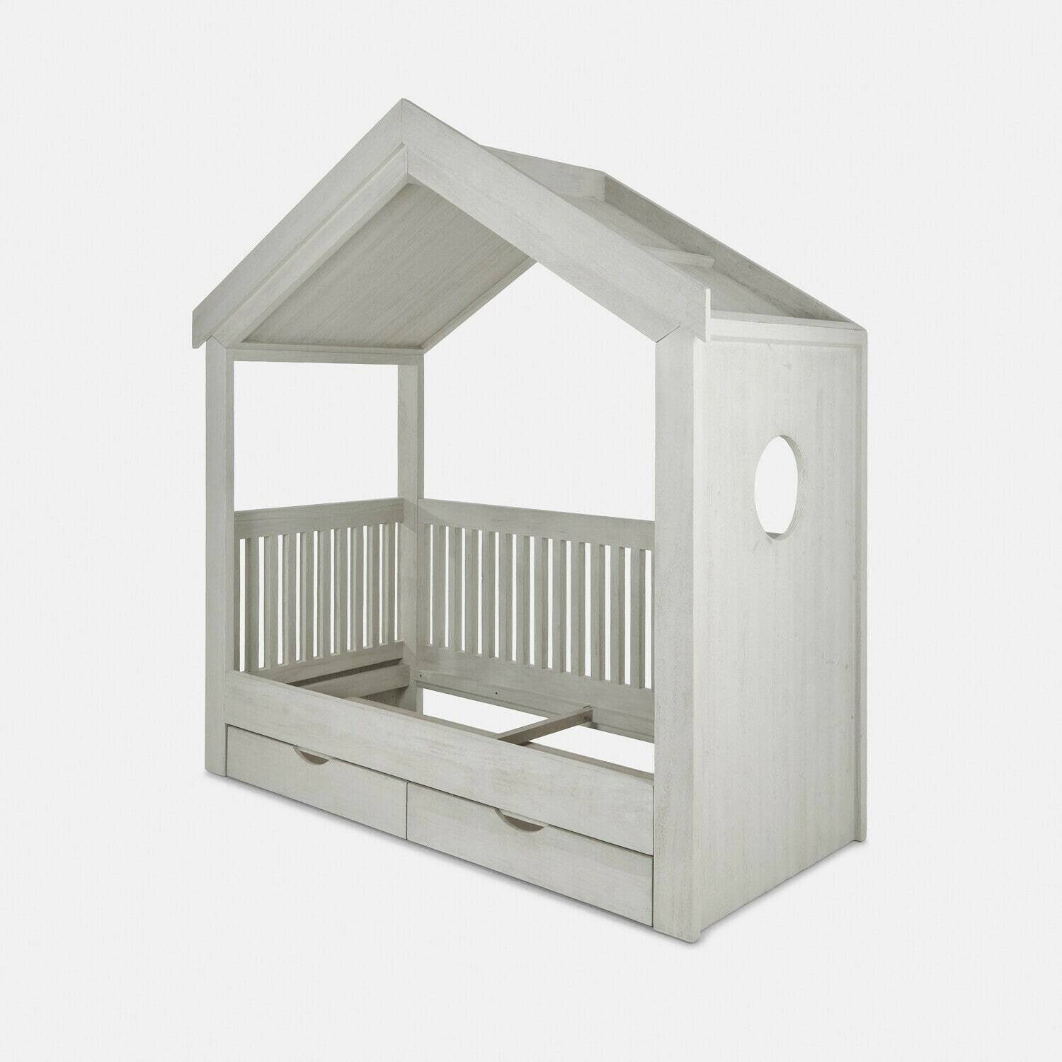 Mirabeau Kinderbett Einzelbett Birchwell antikweiß