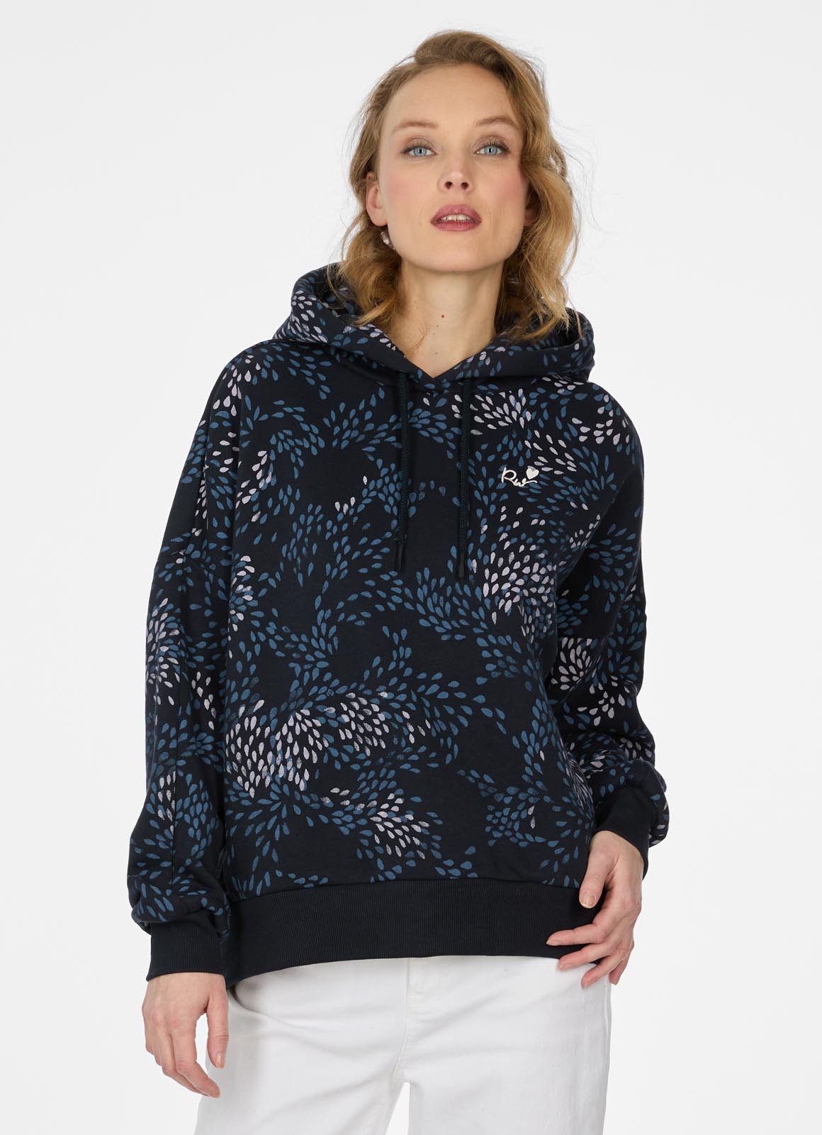Ragwear Kapuzensweatshirt PIRRI PRINT brushed, elastisch, super softe Qualität mit coolem Allover-Print