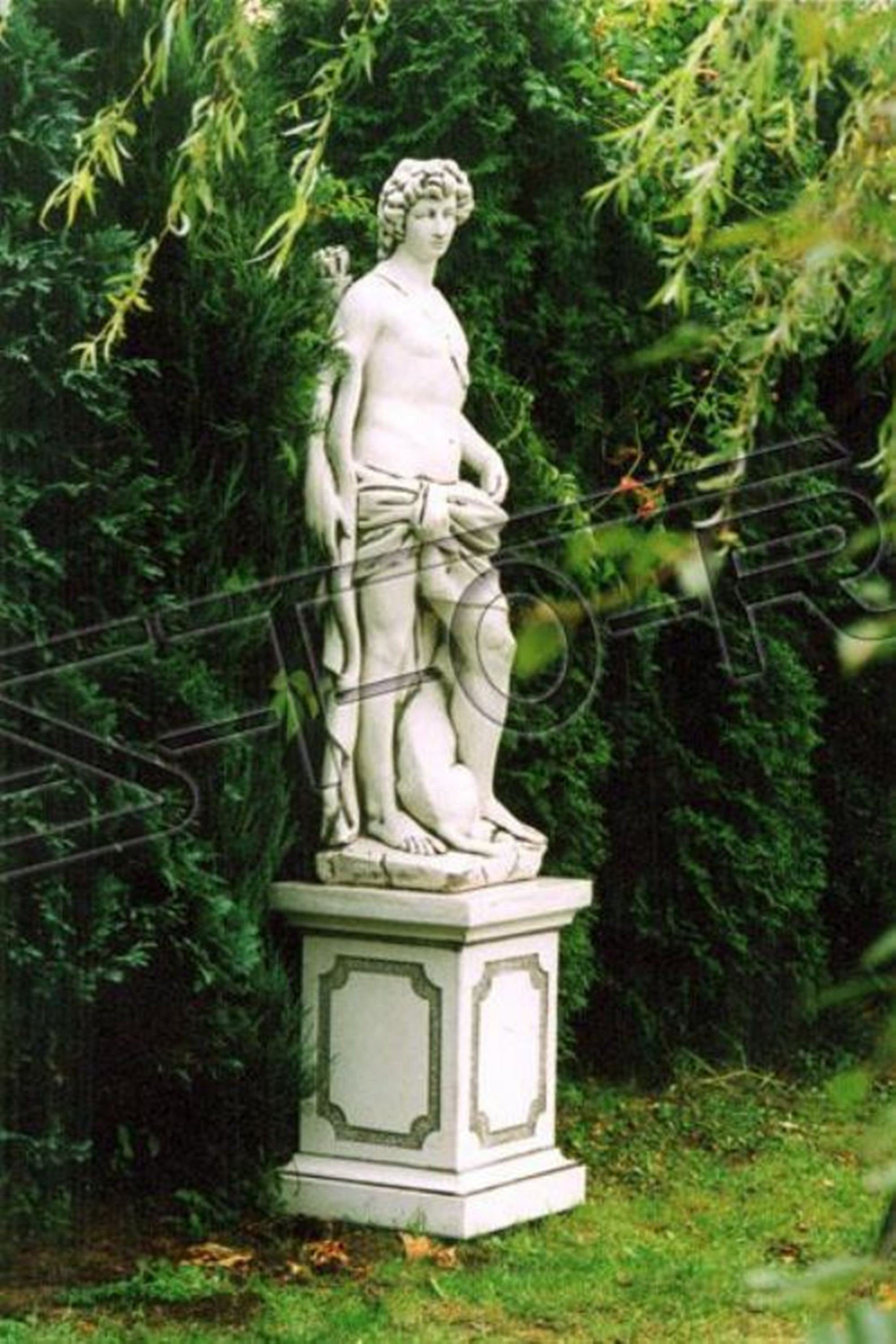 Statuen 63cm Figur Skulptur Design Figuren Skulpturen Skulptur Statue für Garten Sockel JVmoebel