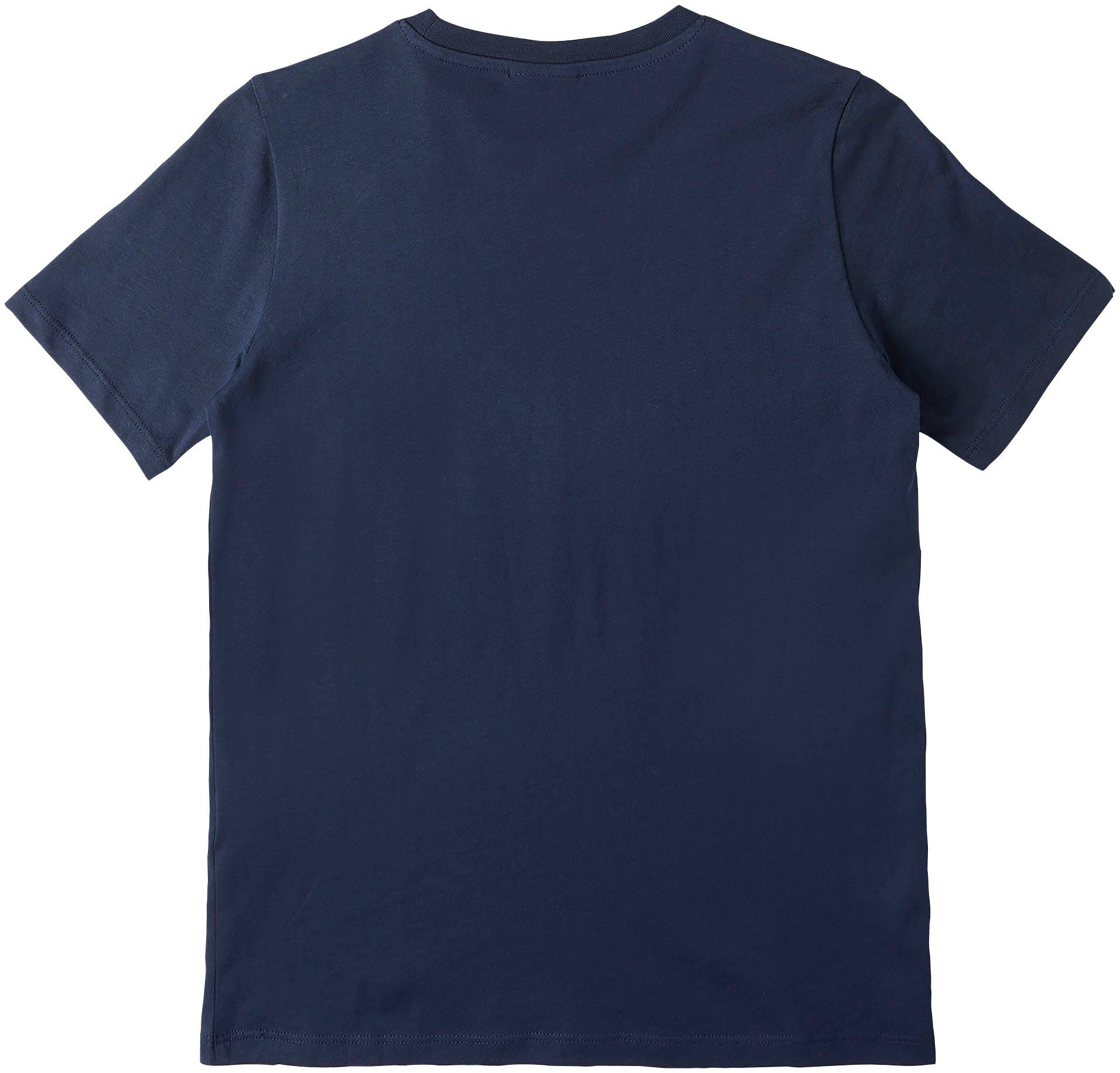 O'Neill T-Shirt O'NEILL WAVE Blue mit vorne Logodruck Ink T-SHIRT