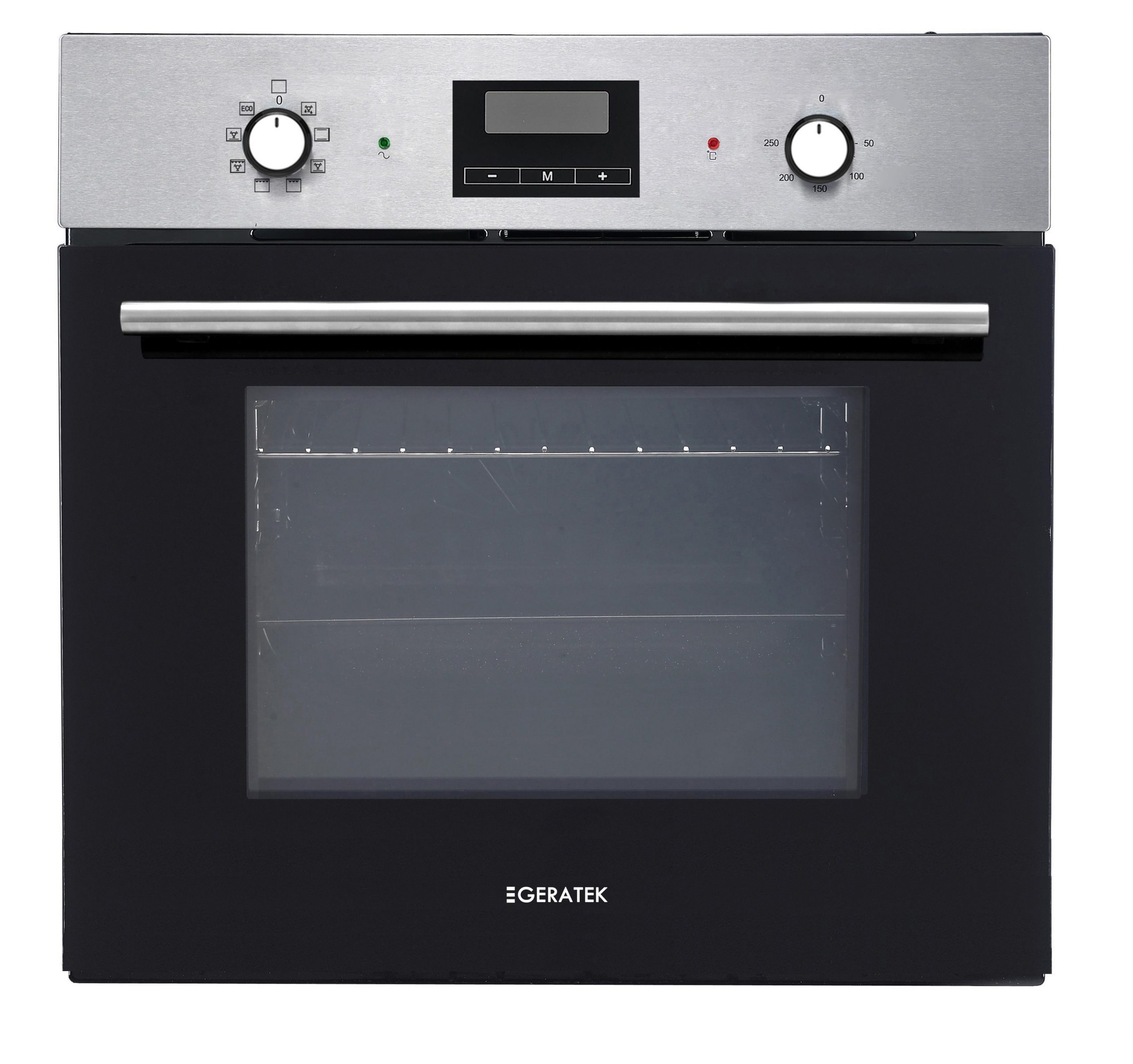 Geratek Einbaubackofen, Umluft, Grill, Uhr mit Timer Funktion