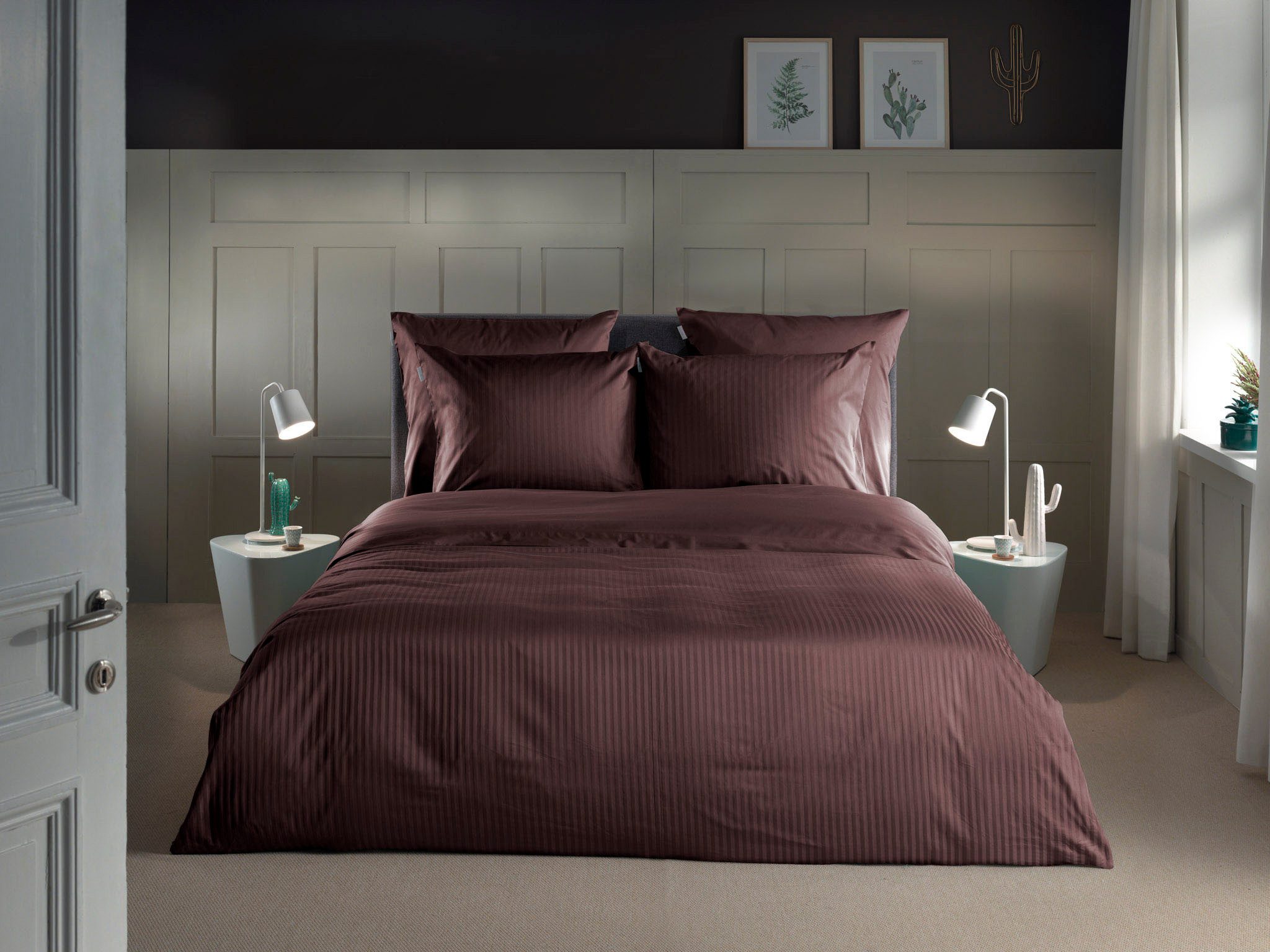 Heckett and Lane Bettwäsche Banda, Mako-Satin, günstig online kaufen